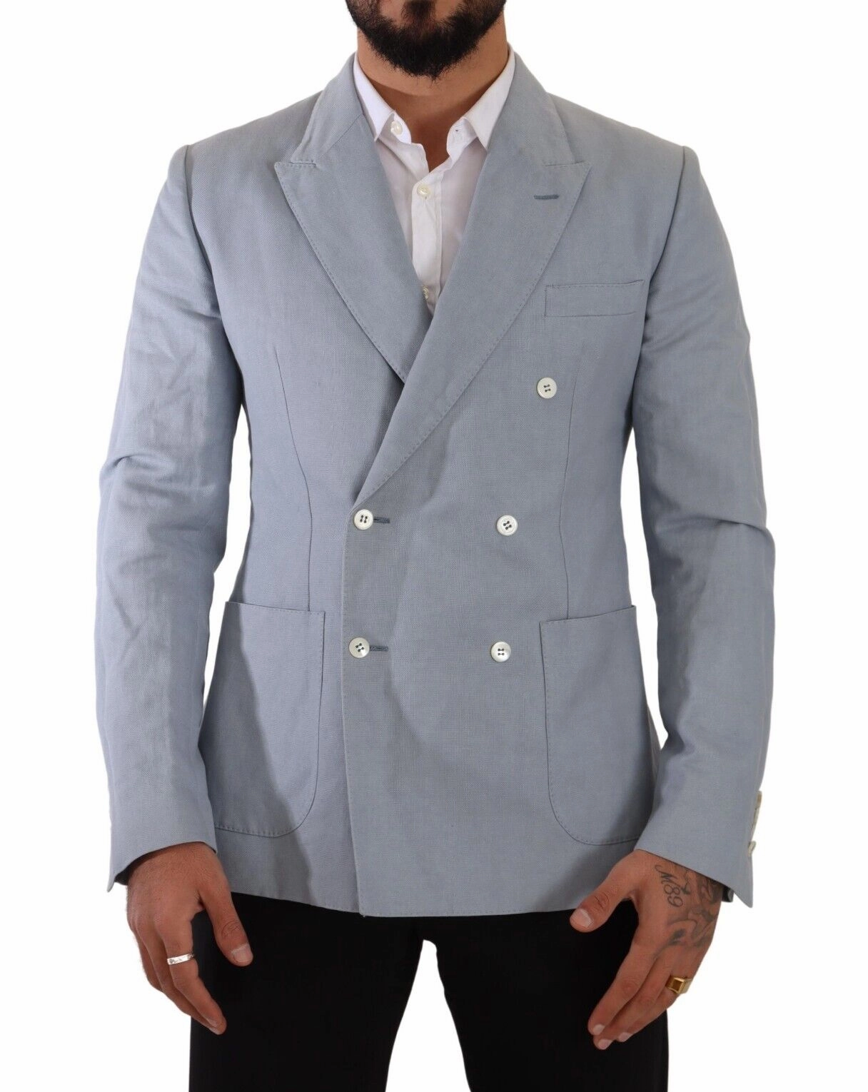 Dolce & Gabbana Elegant Slim Fit Double Breasted Men's Blazer