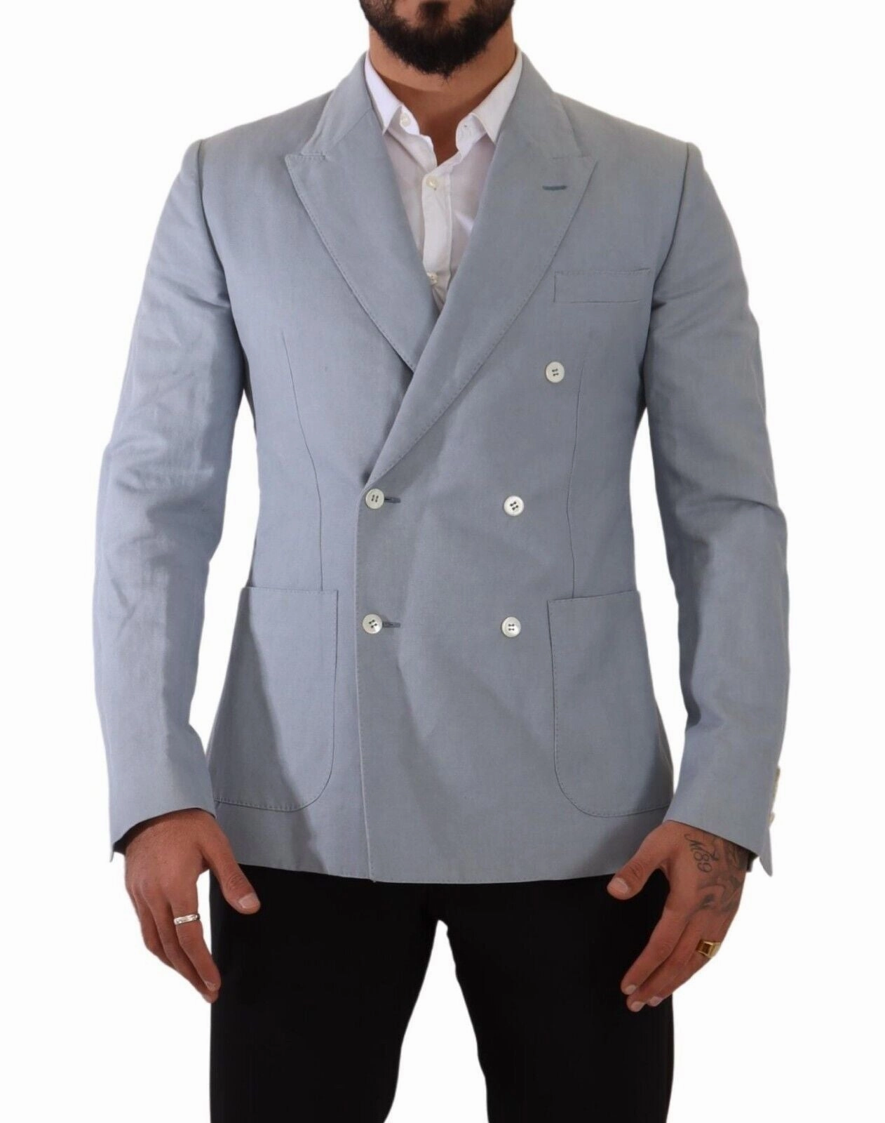 Dolce & Gabbana Elegant Slim Fit Double Breasted Men's Blazer
