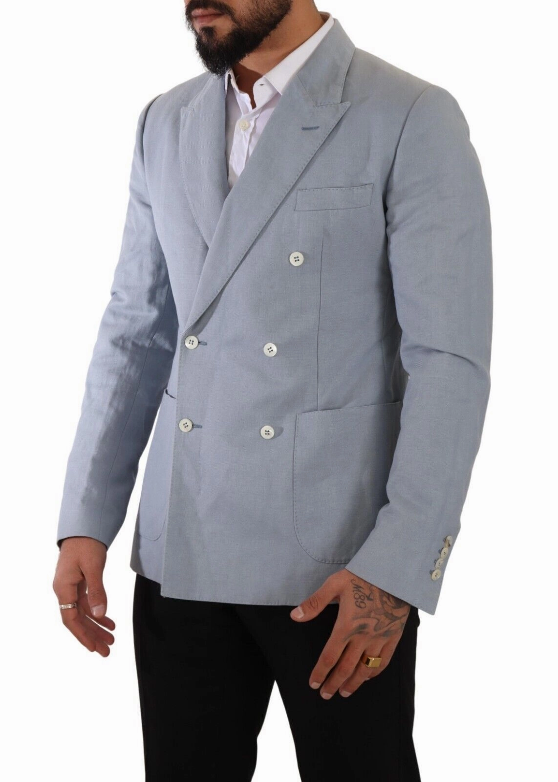 Dolce & Gabbana Elegant Slim Fit Double Breasted Men's Blazer