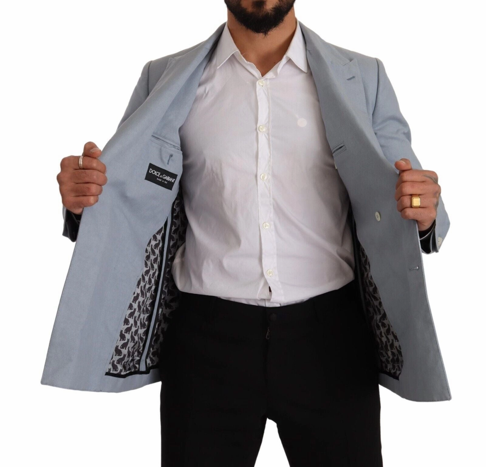 Dolce & Gabbana Elegant Slim Fit Double Breasted Men's Blazer