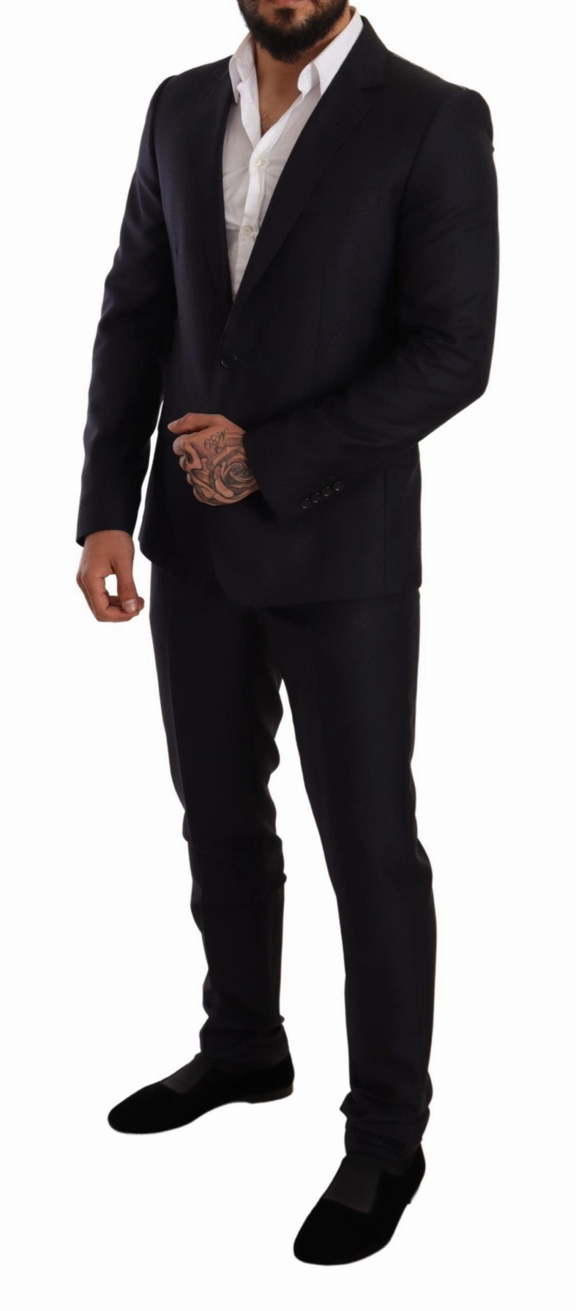 Dolce & Gabbana Elegant Slim Fit Jacquard Suit in Men's