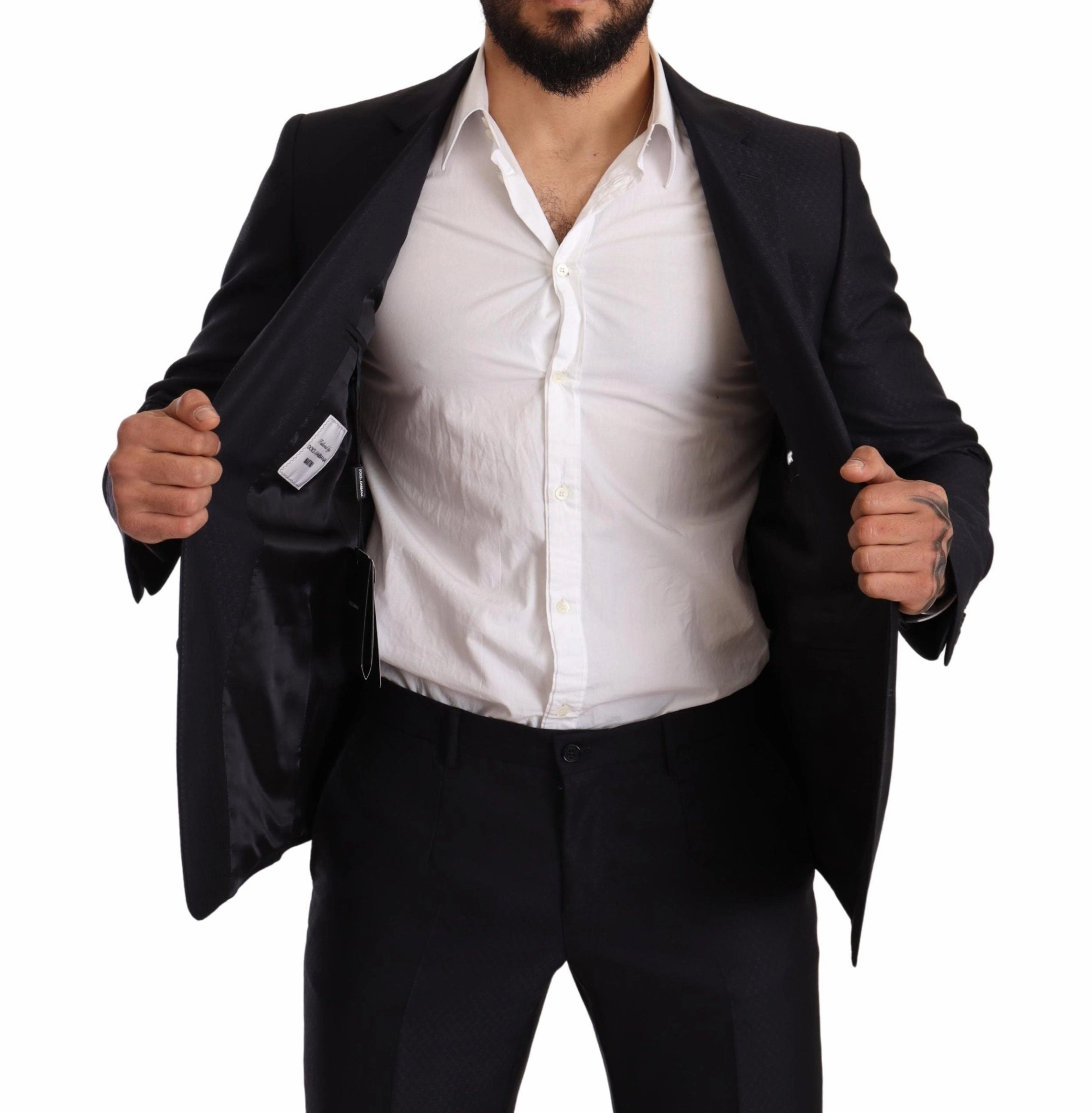 Dolce & Gabbana Elegant Slim Fit Jacquard Suit in Men's