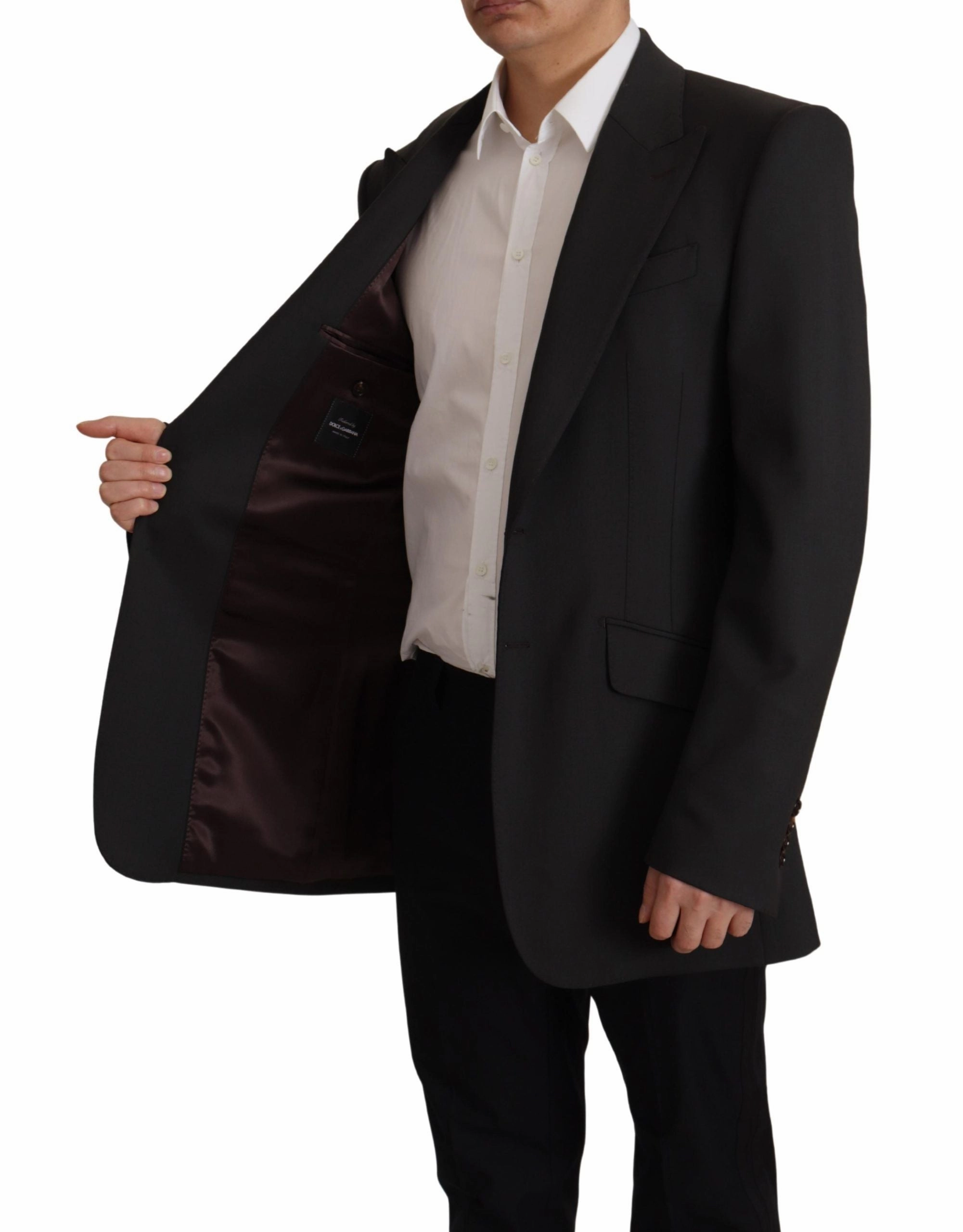 Dolce & Gabbana Elegant Slim Wool Blazer Men's Jacket