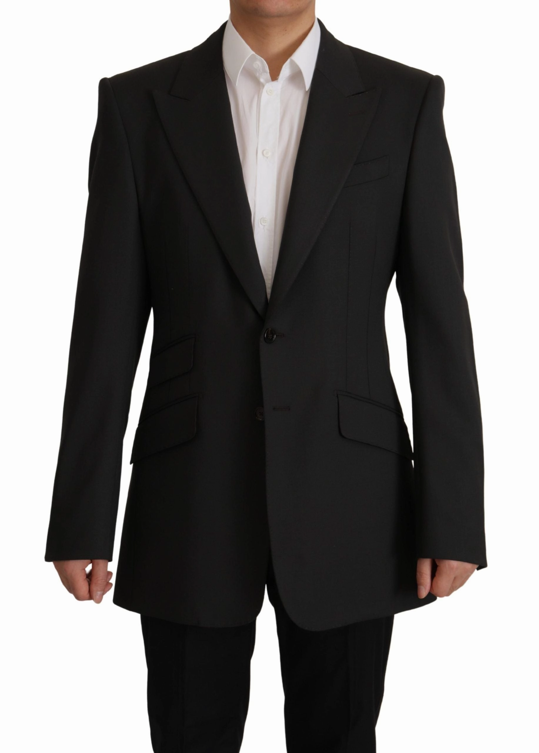 Dolce & Gabbana Elegant Slim Wool Blazer Men's Jacket