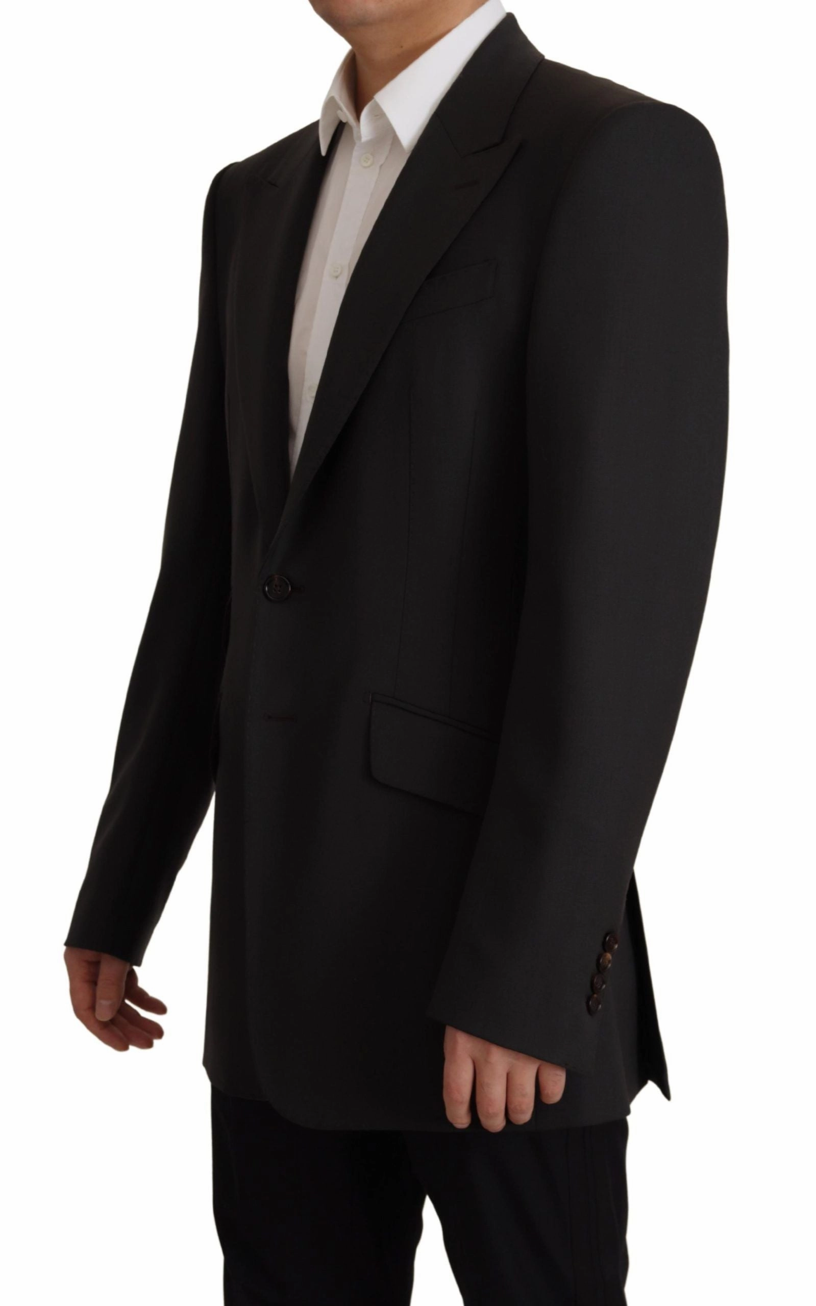 Dolce & Gabbana Elegant Slim Wool Blazer Men's Jacket