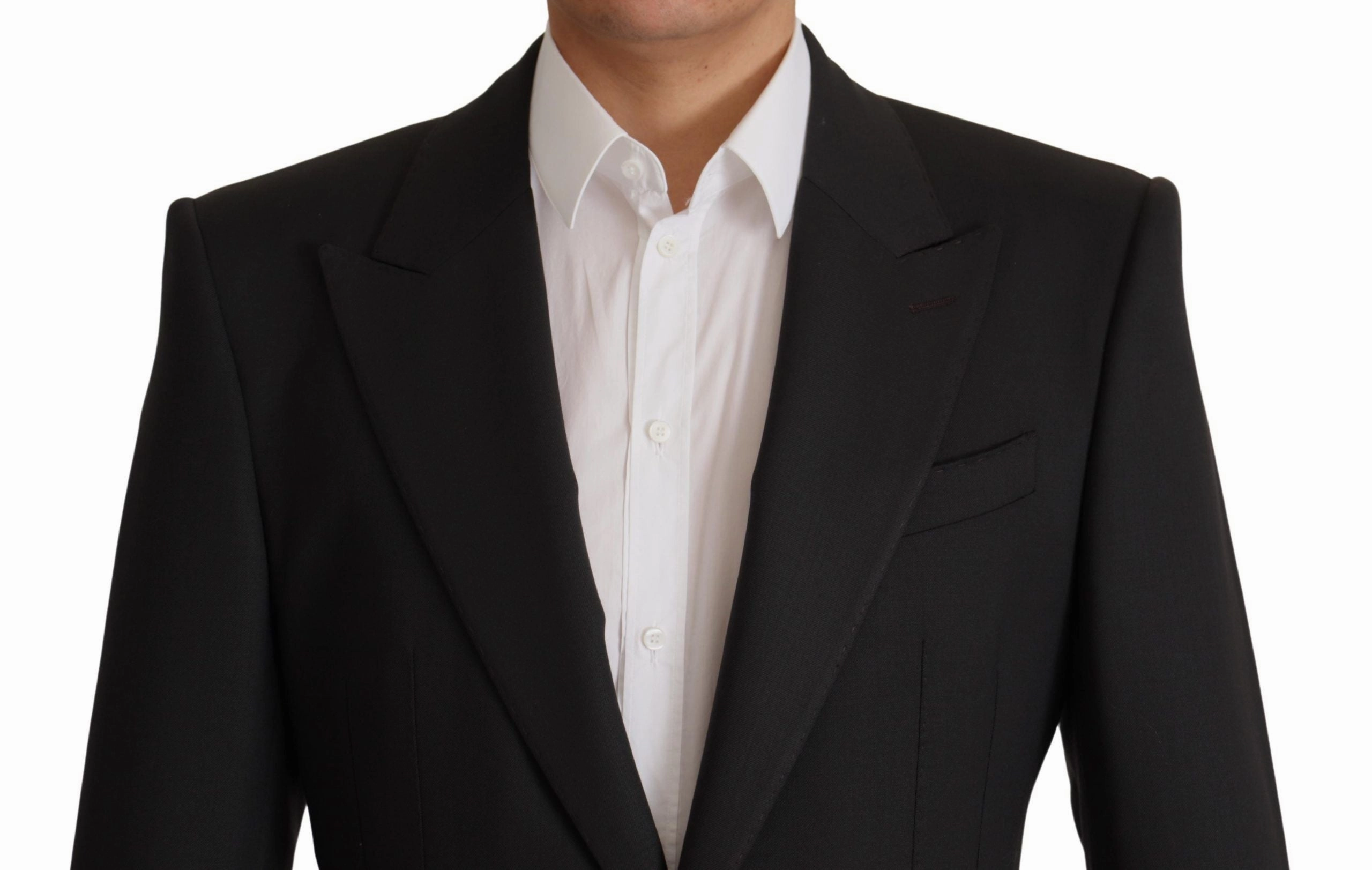 Dolce & Gabbana Elegant Slim Wool Blazer Men's Jacket