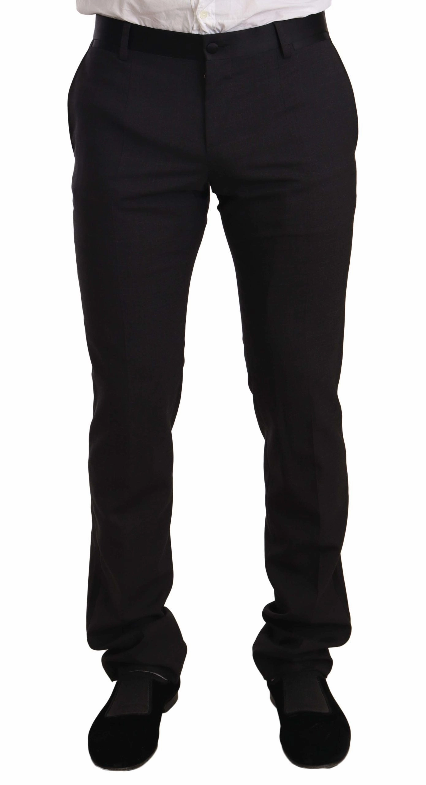 Dolce & Gabbana Elegant Two-Piece Velvet Suit in Men's