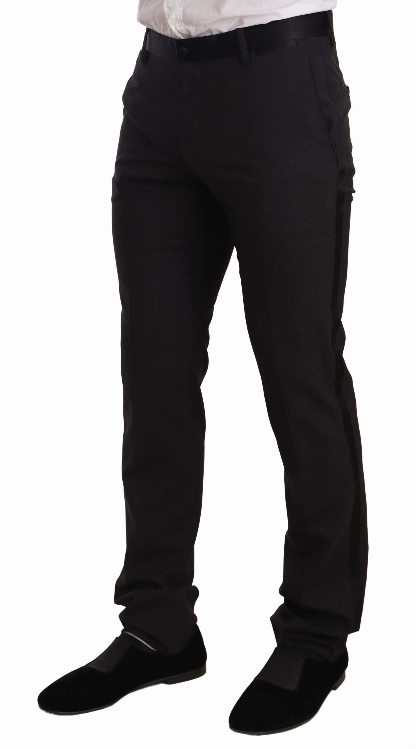 Dolce & Gabbana Elegant Two-Piece Velvet Suit in Men's