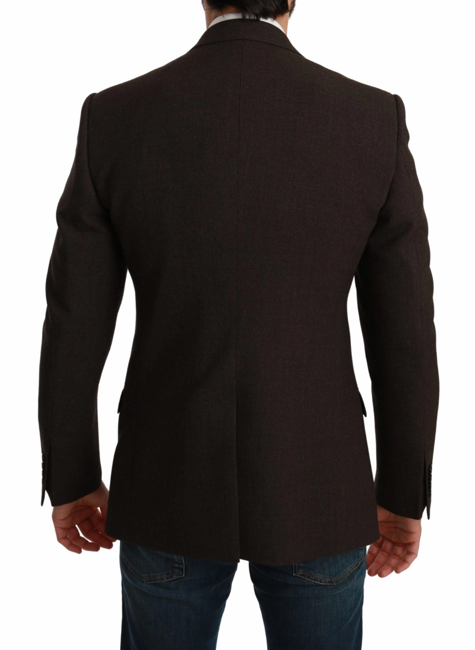 Dolce & Gabbana Elegant Virgin Wool Martini Men's Blazer