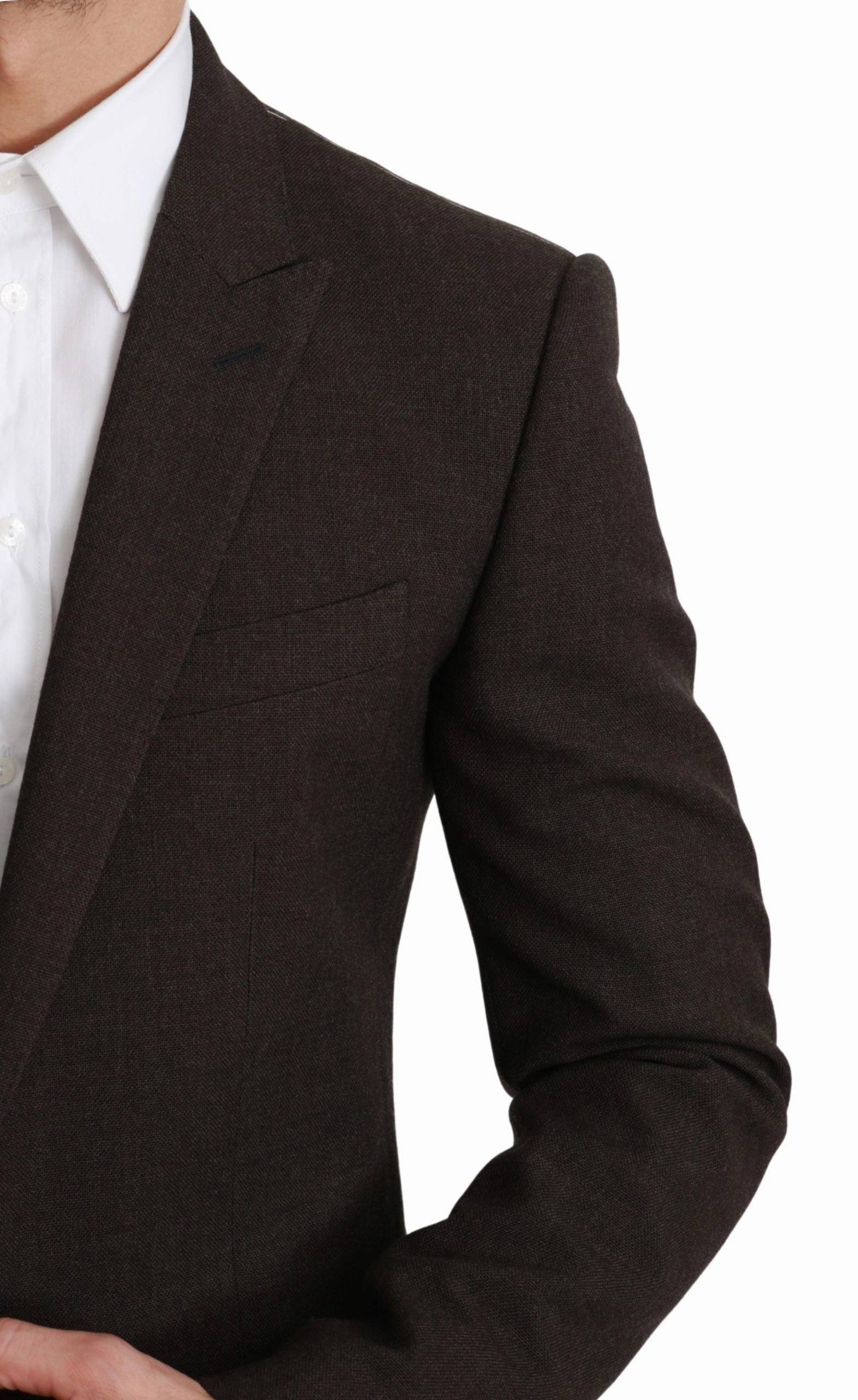 Dolce & Gabbana Elegant Virgin Wool Martini Men's Blazer
