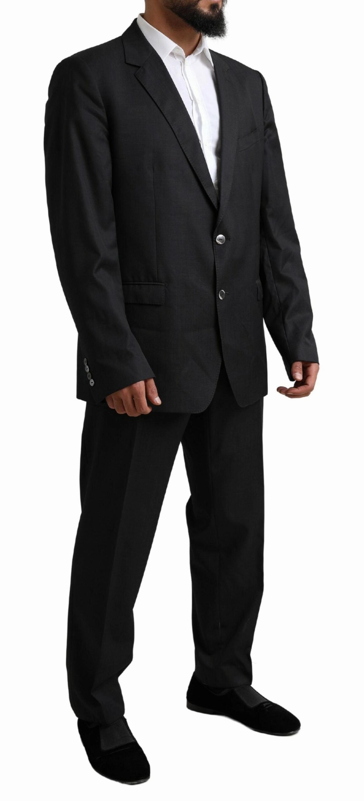 Dolce & Gabbana Elegant Virgin Wool Martini Men's Suit
