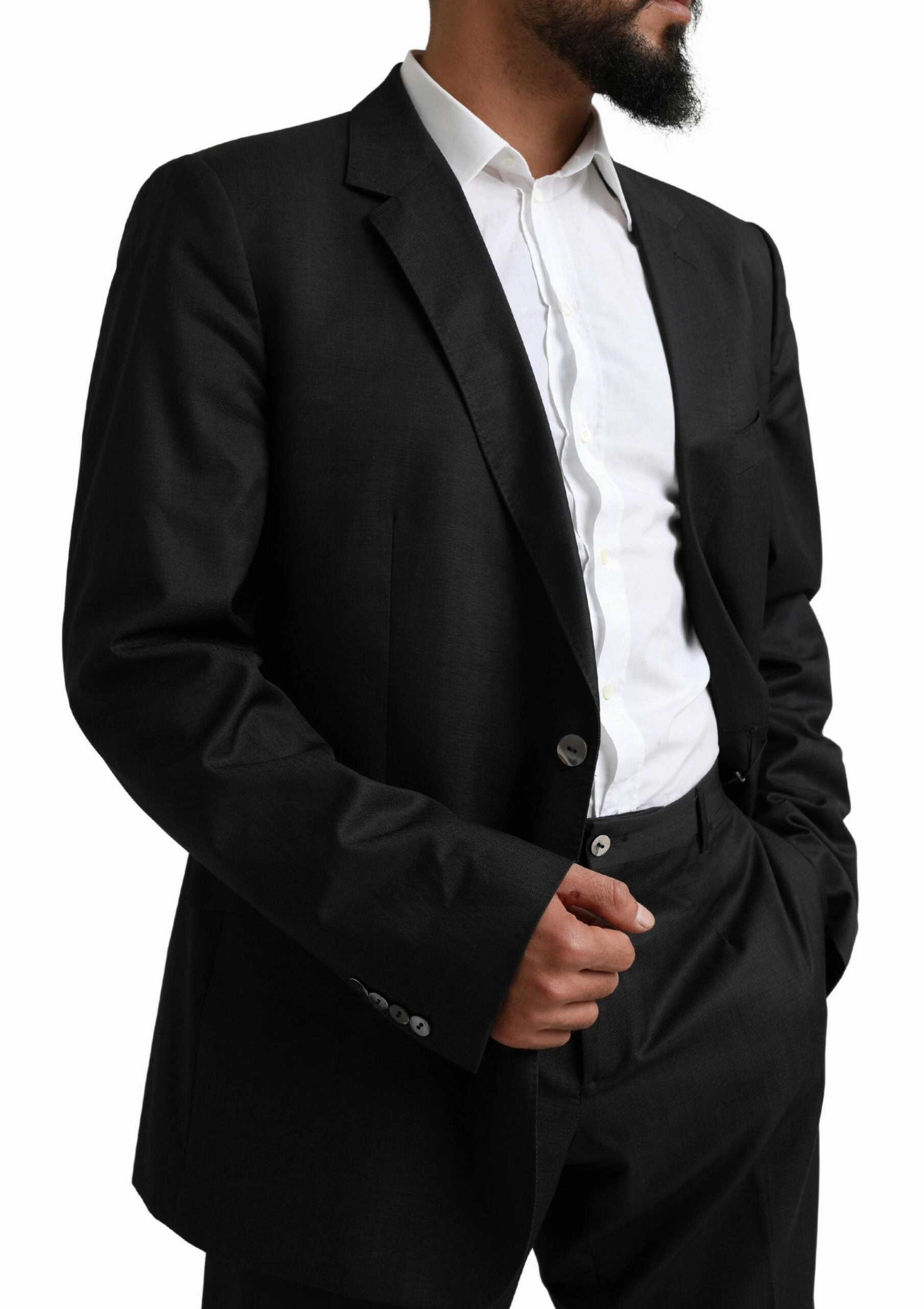 Dolce & Gabbana Elegant Virgin Wool Martini Men's Suit