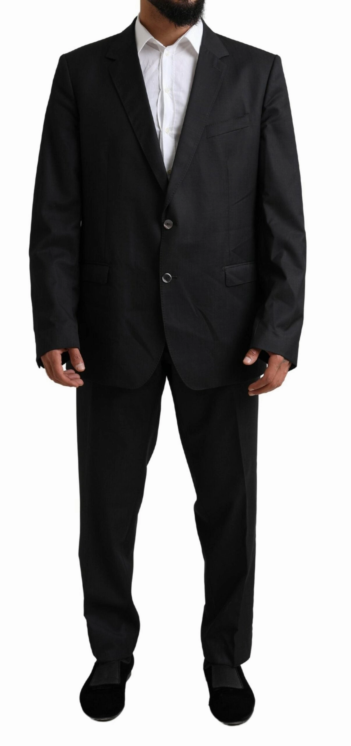 Dolce & Gabbana Elegant Virgin Wool Martini Men's Suit