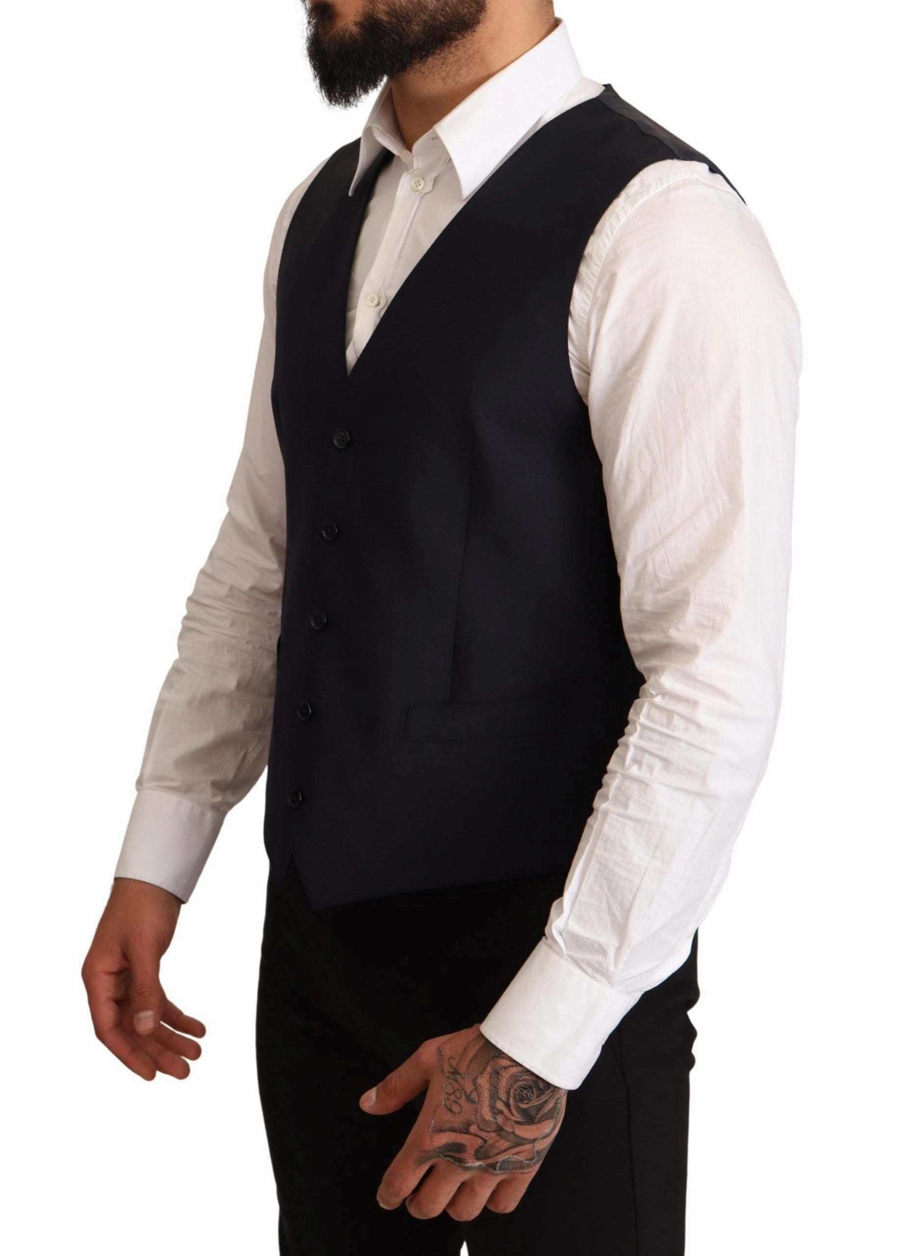 Dolce & Gabbana Elegant  Wool Blend Martini Men's Suit