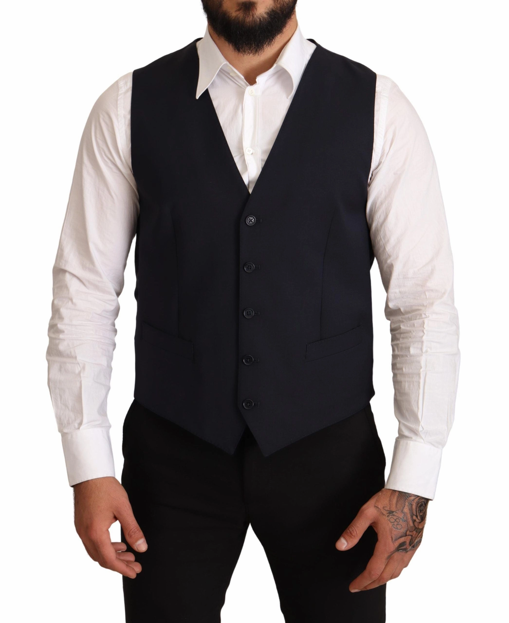 Dolce & Gabbana Elegant  Wool Blend Martini Men's Suit
