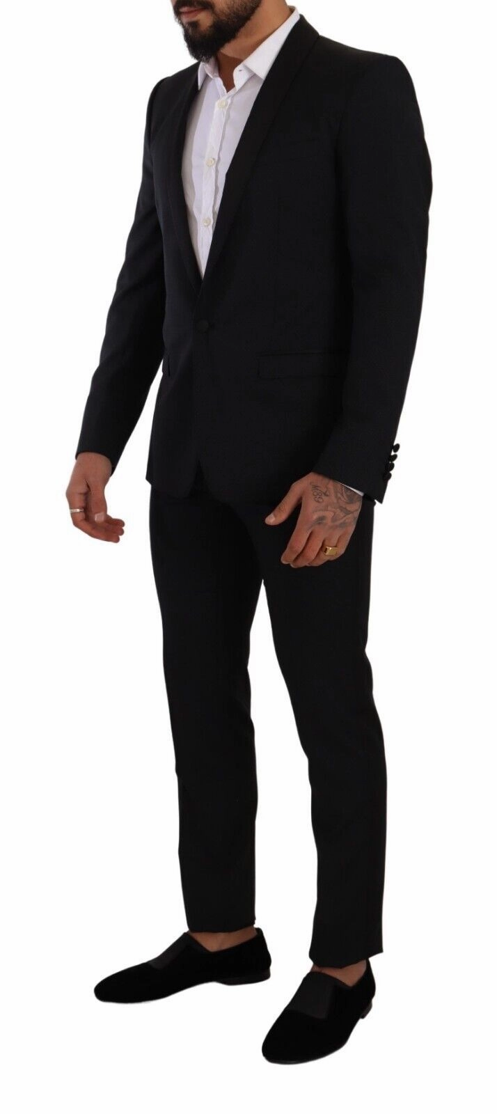 Dolce & Gabbana Elegant Wool-Silk Men's Suit