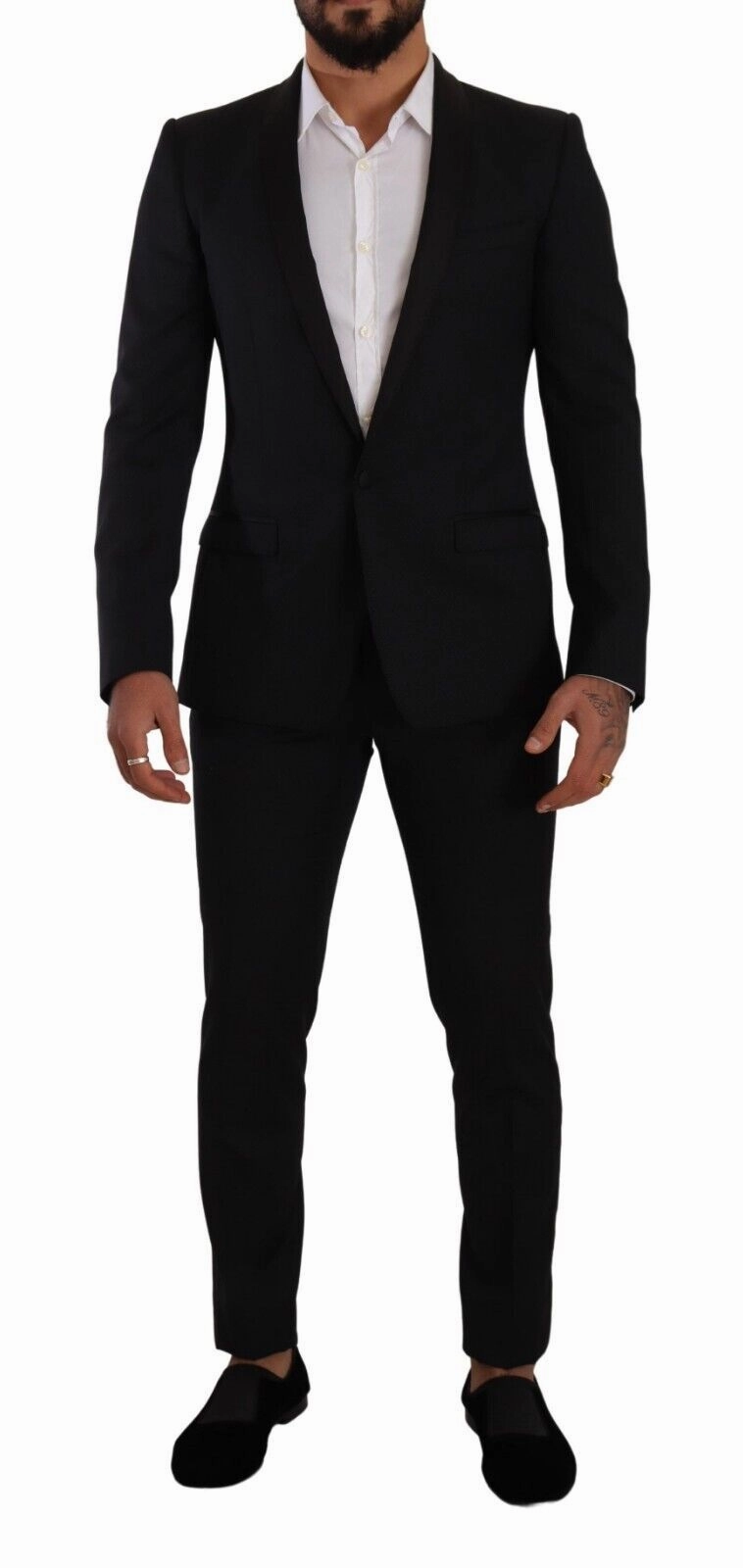 Dolce & Gabbana Elegant Wool-Silk Men's Suit