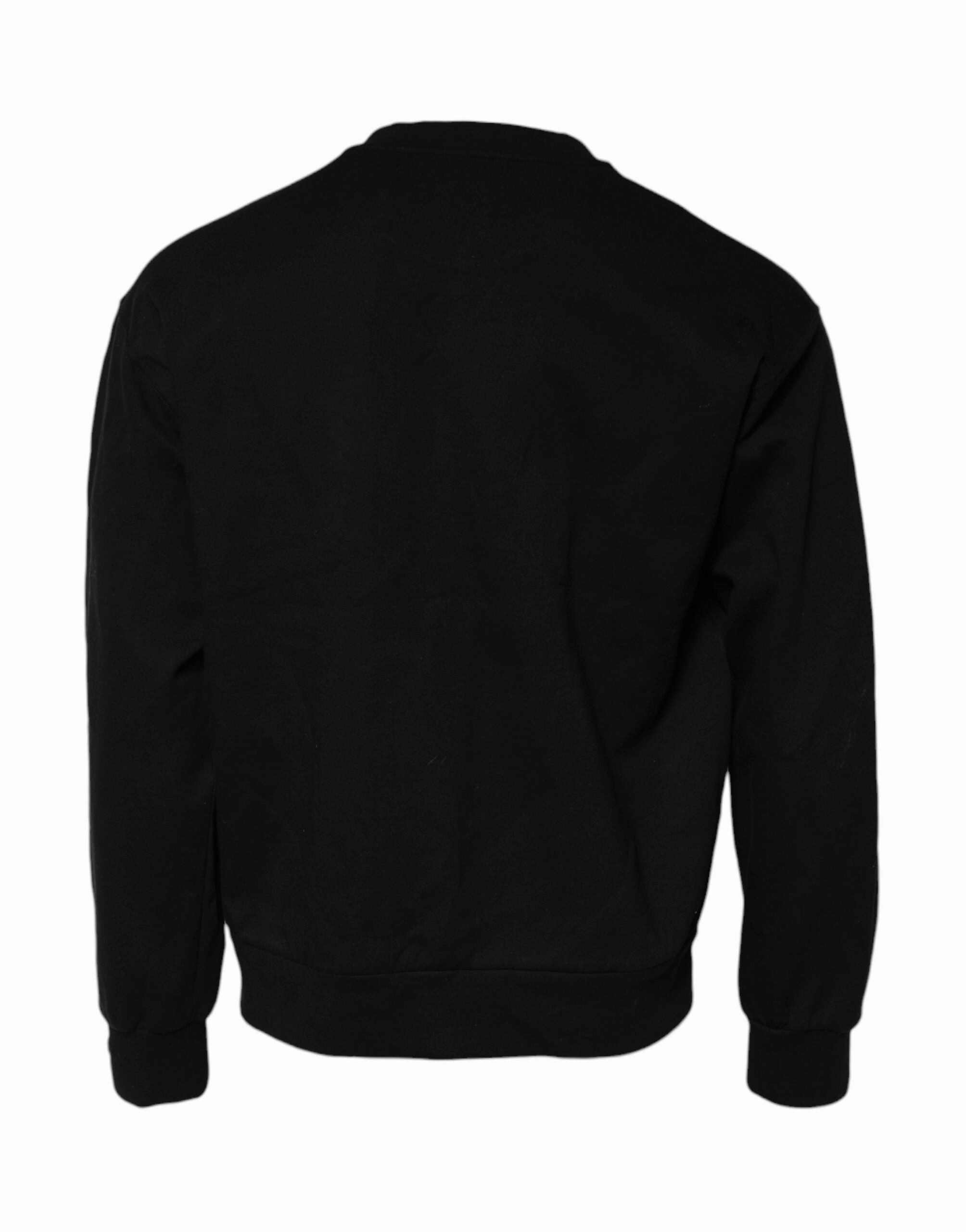 Dolce & Gabbana Embossed Logo Cotton Crew Neck Men's Sweater (Pre-Owned)