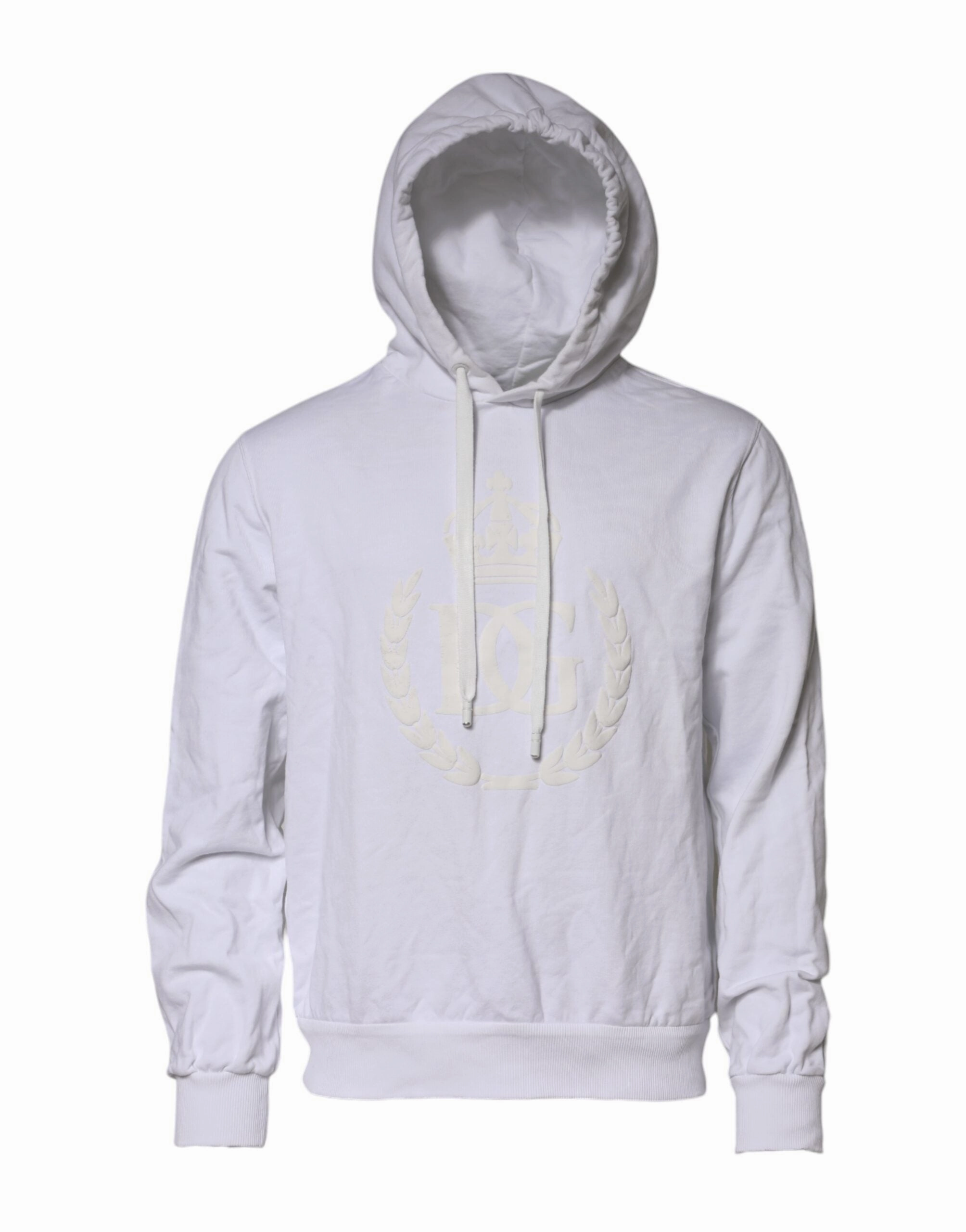 Dolce & Gabbana Embossed Logo Hooded Sweatshirt Men's Sweater (Pre-Owned)