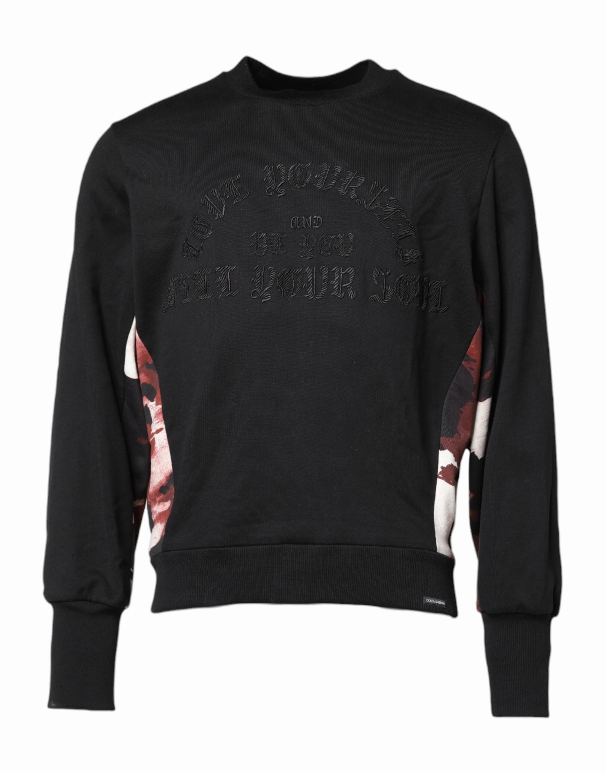 Dolce & Gabbana Embroide Crew Neck Pullover Men's Sweater