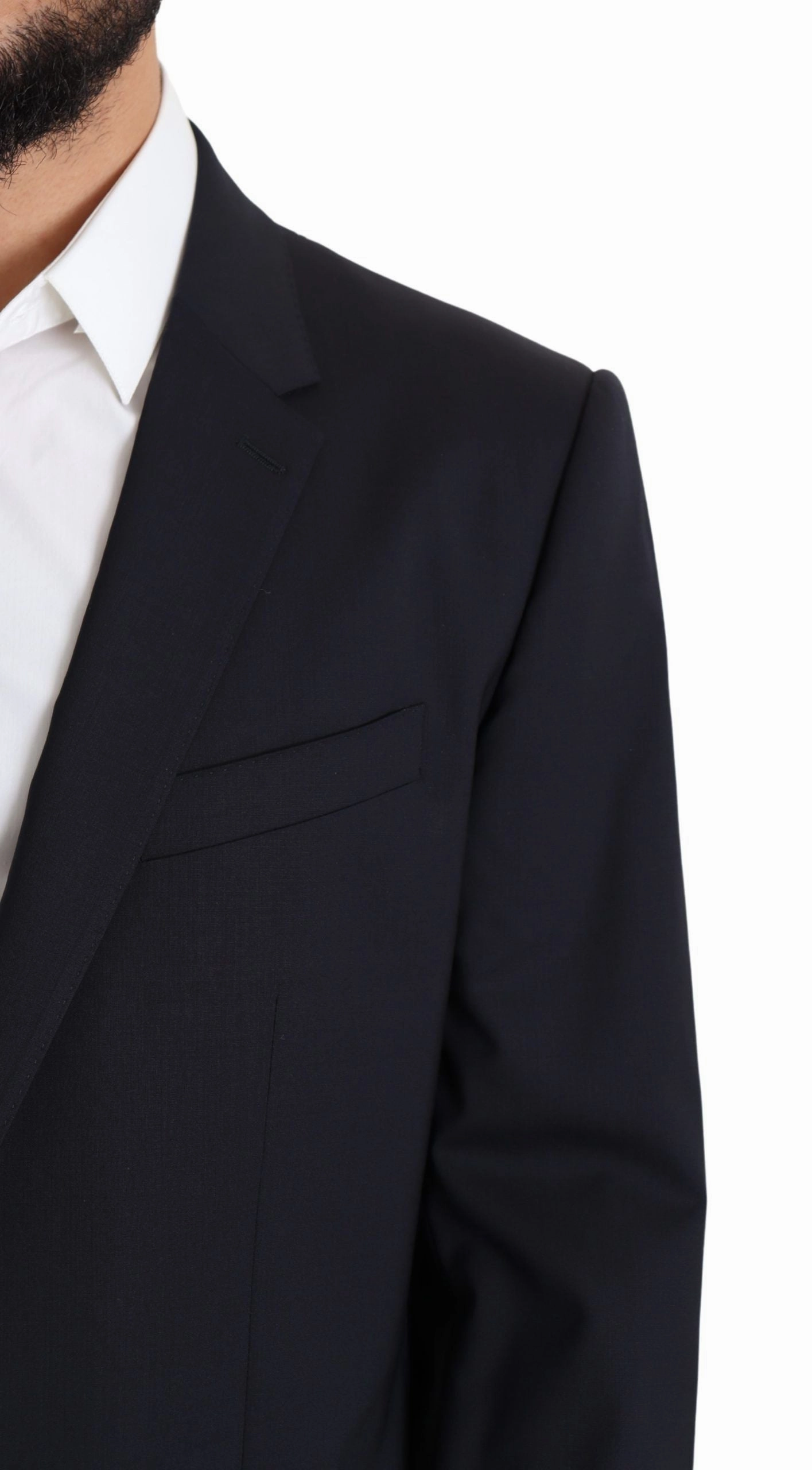 Dolce & Gabbana Exquisite Wool Stretch Martini Men's Blazer