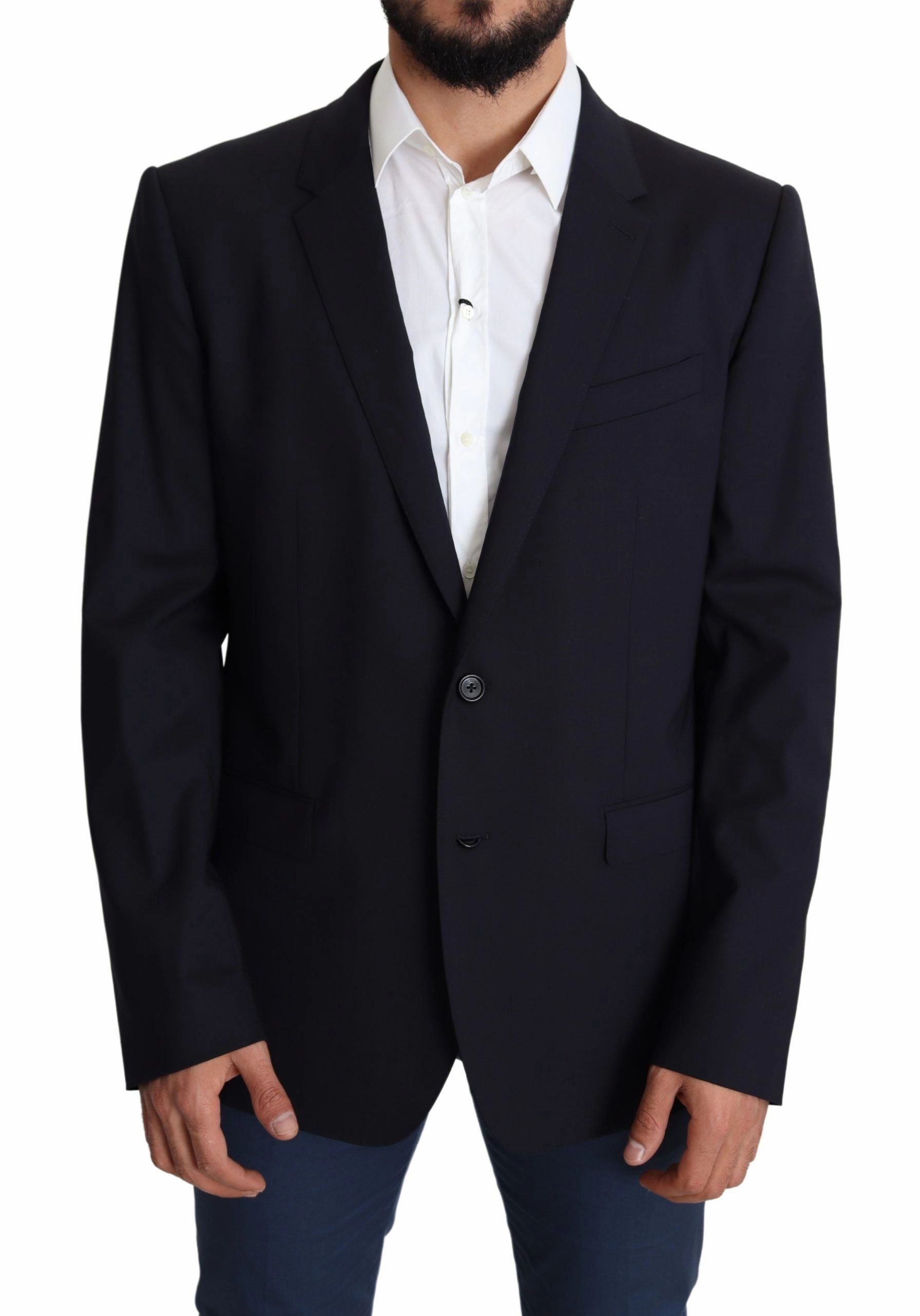 Dolce & Gabbana Exquisite Wool Stretch Martini Men's Blazer