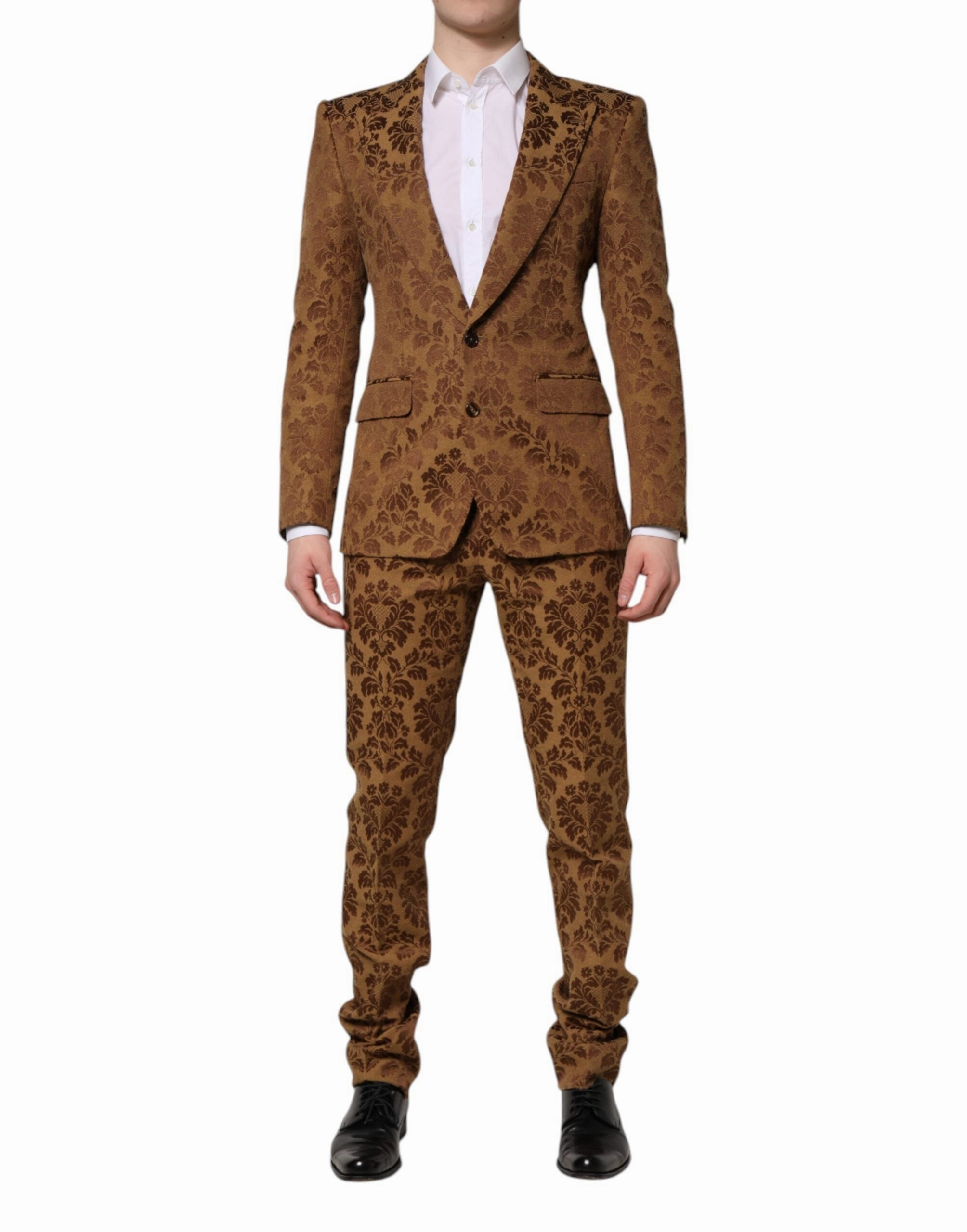 Dolce & Gabbana Floral Jacquard SICILIA 2 Piece Men's Suit