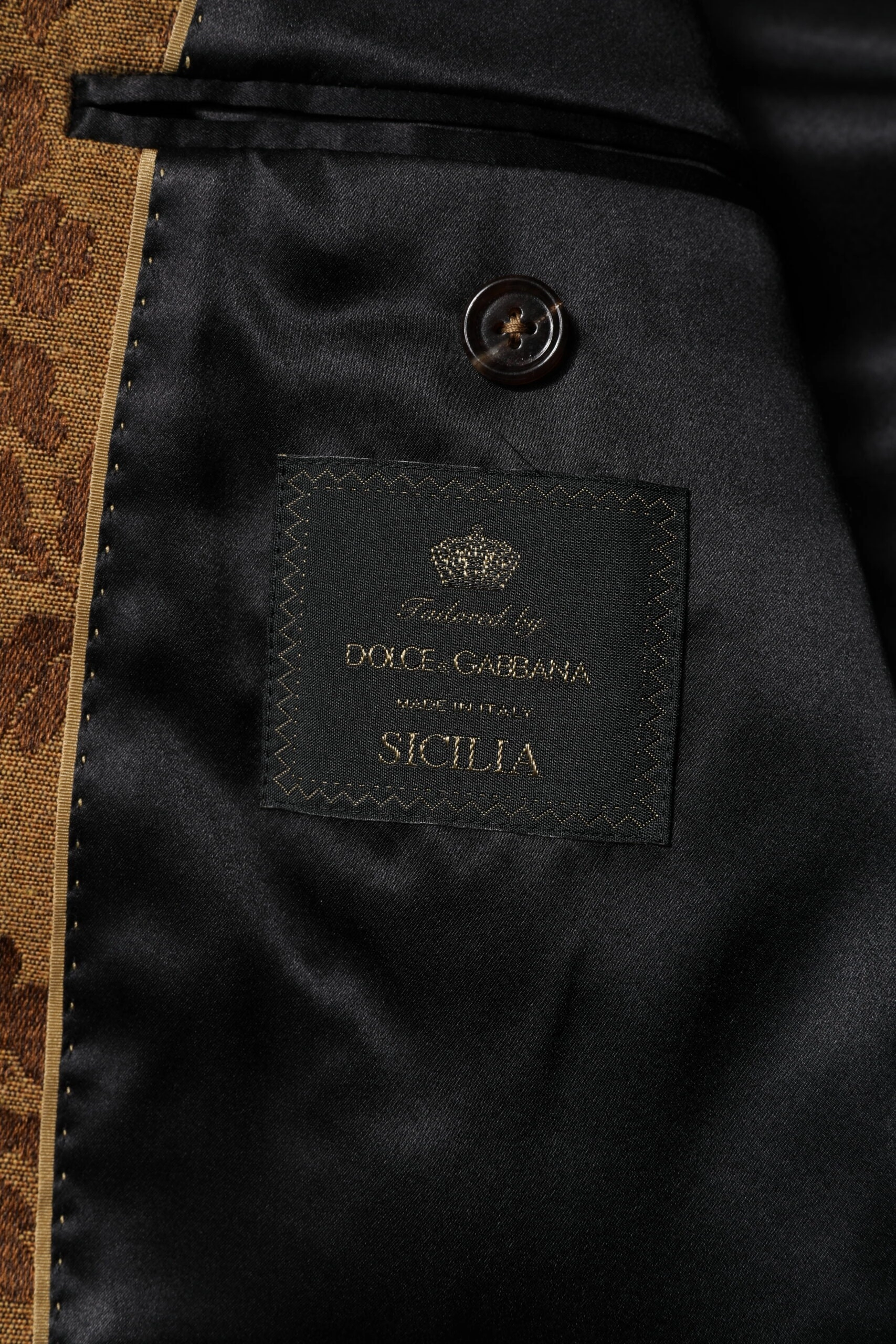 Dolce & Gabbana Floral Jacquard SICILIA 2 Piece Men's Suit