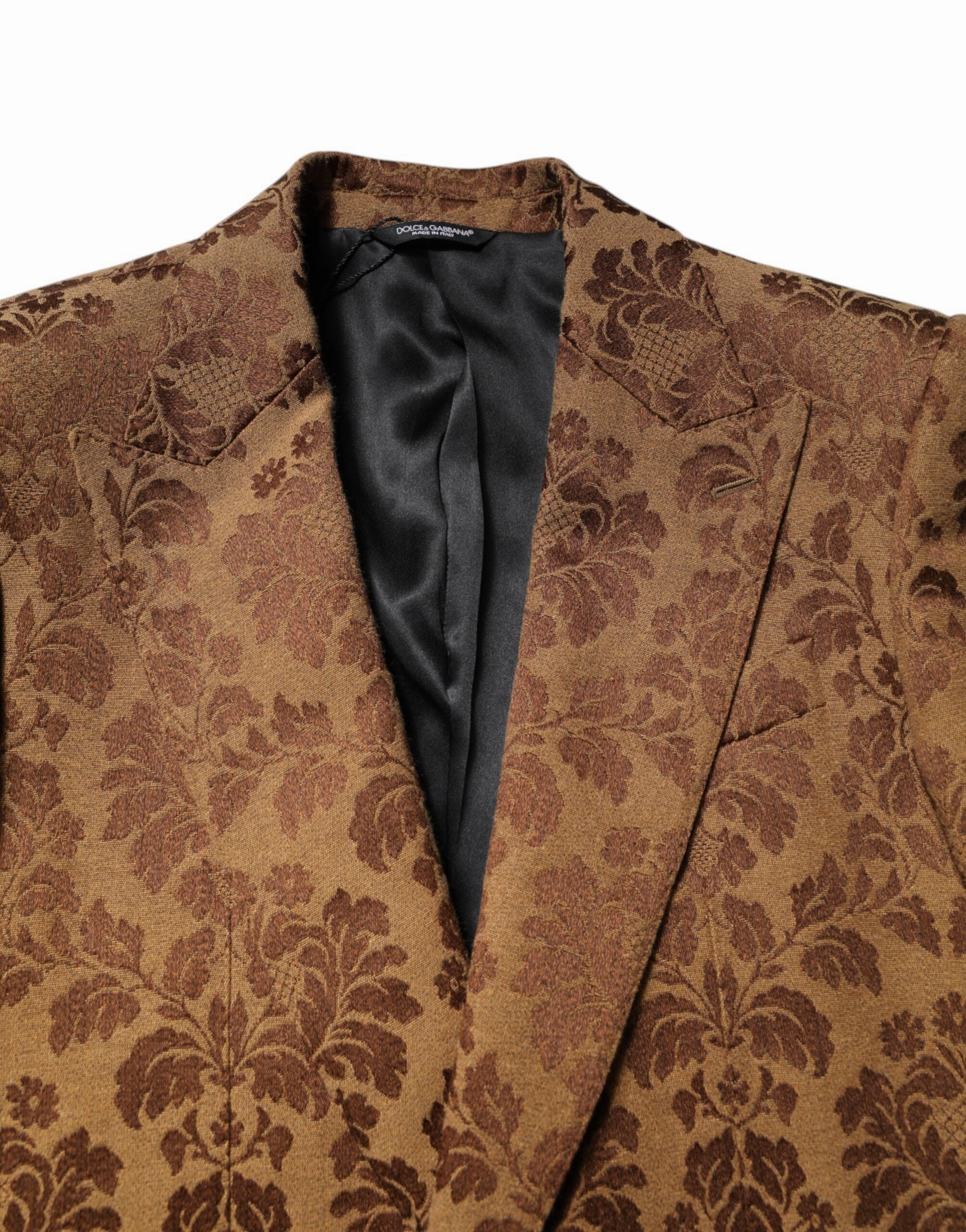 Dolce & Gabbana Floral Jacquard SICILIA 2 Piece Men's Suit