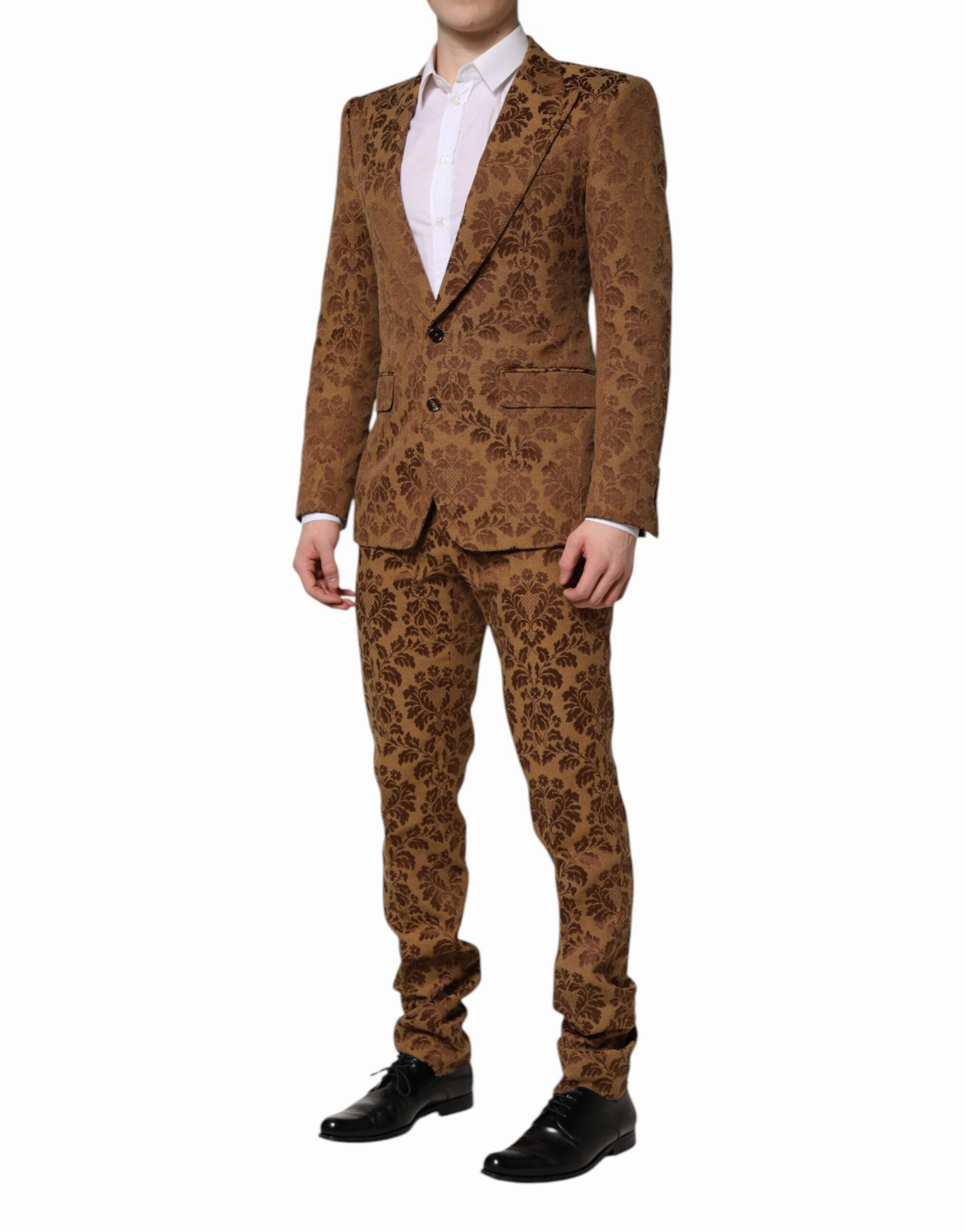 Dolce & Gabbana Floral Jacquard SICILIA 2 Piece Men's Suit