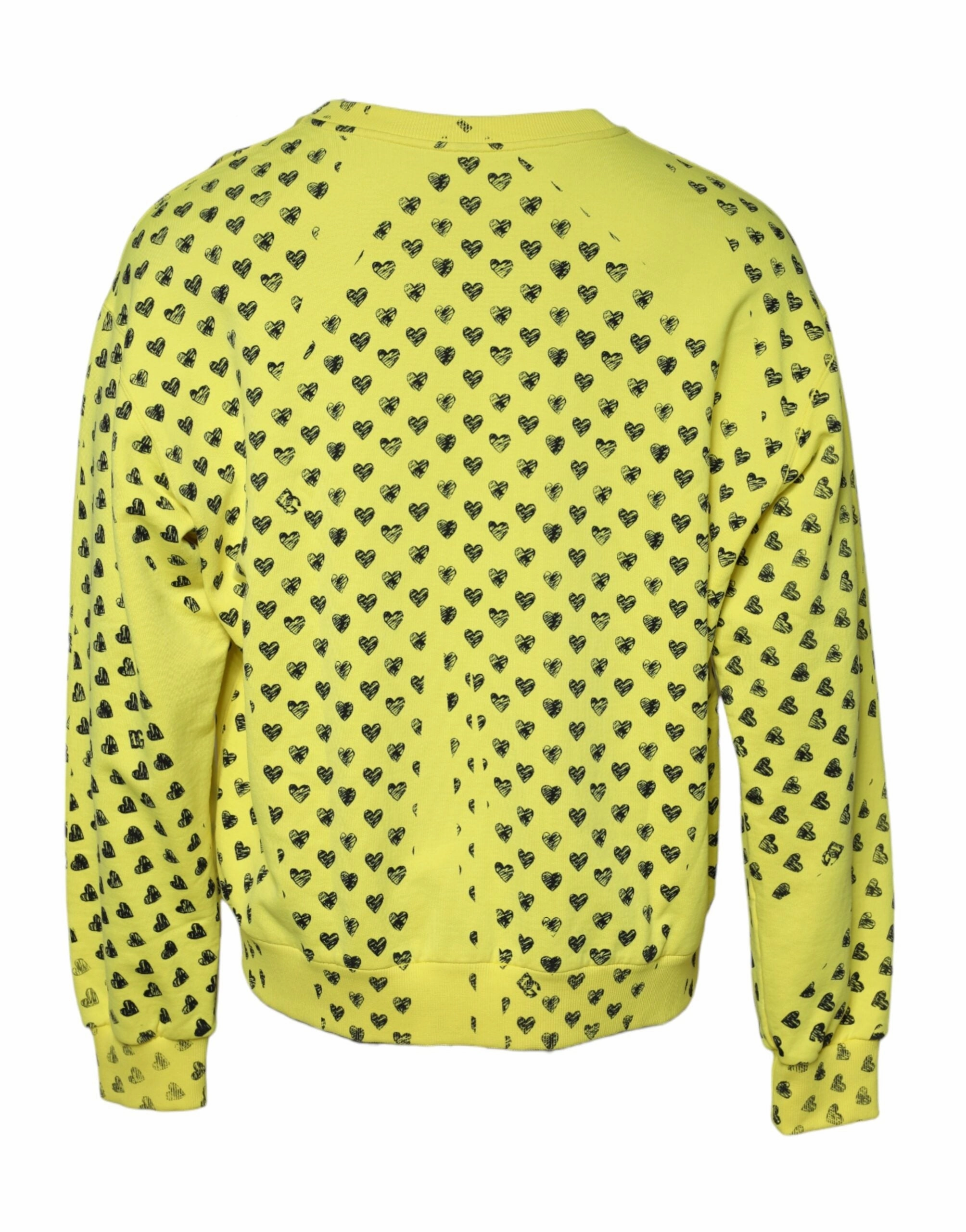 Dolce & Gabbana Heart Crew Neck Men Pullover Men's Sweater (Pre-Owned)