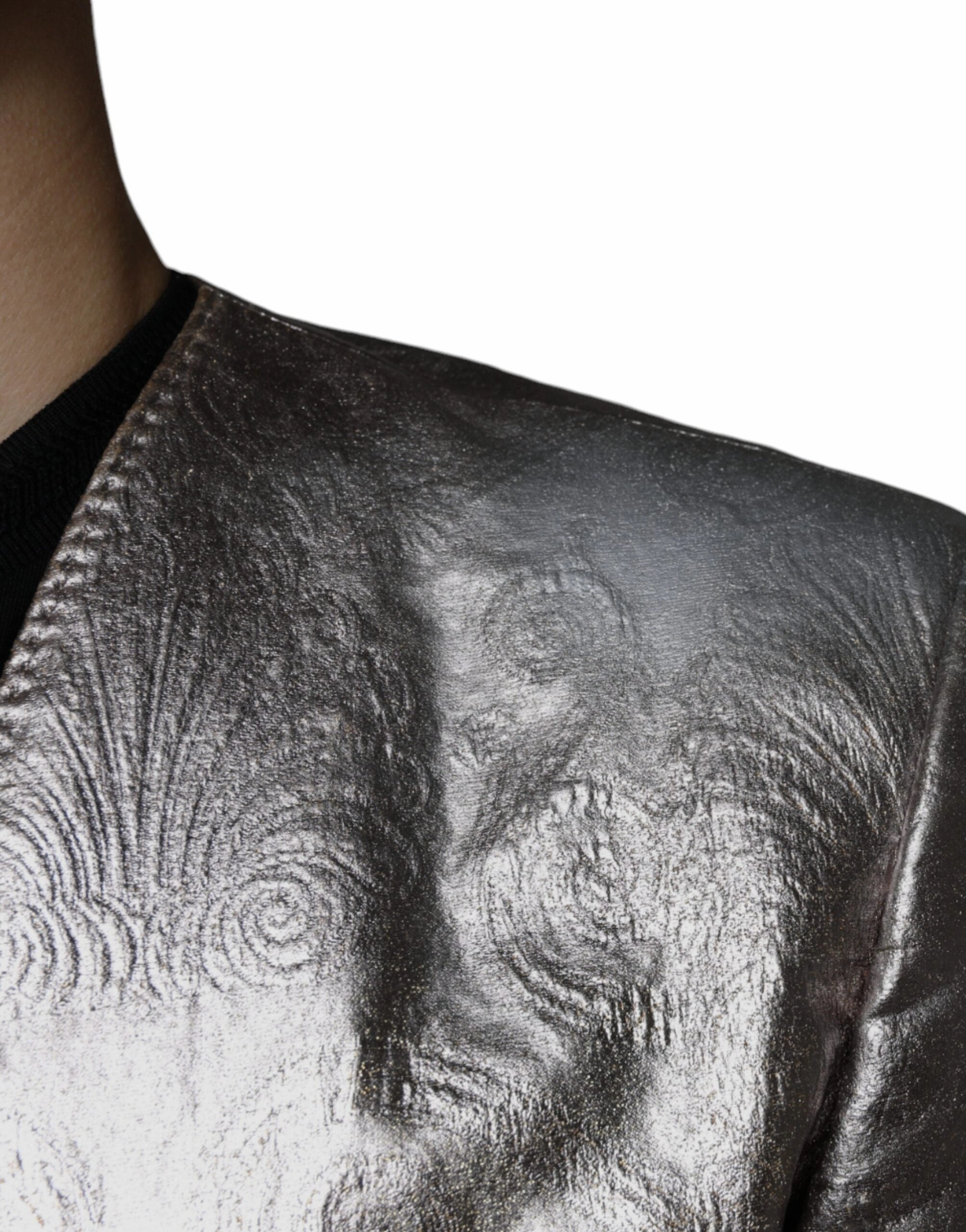 Dolce & Gabbana Jacquard Single Breasted Dress Men's Blazer