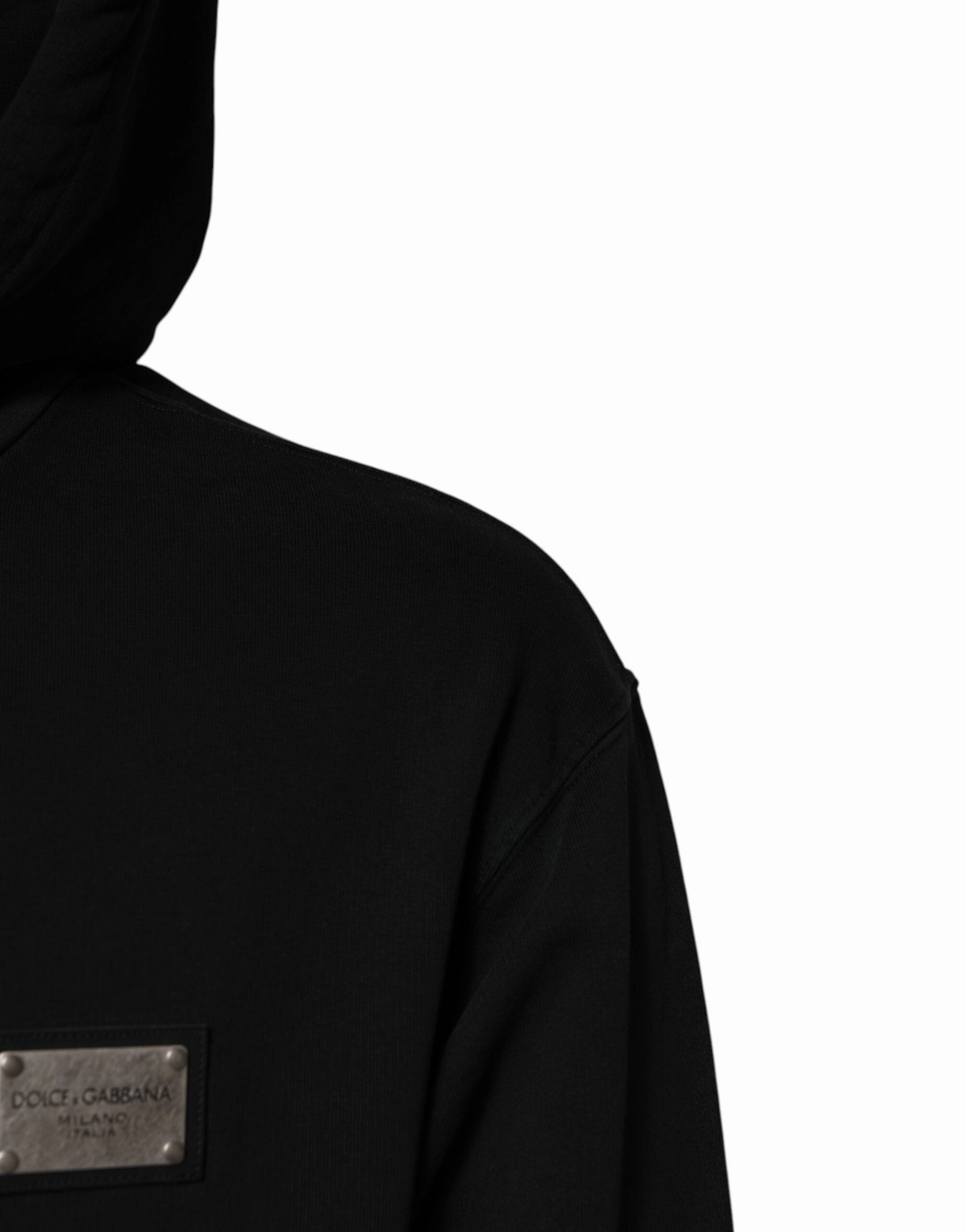 Dolce & Gabbana Logo Full Zip Hooded Men Sweatshirt Men's Sweater