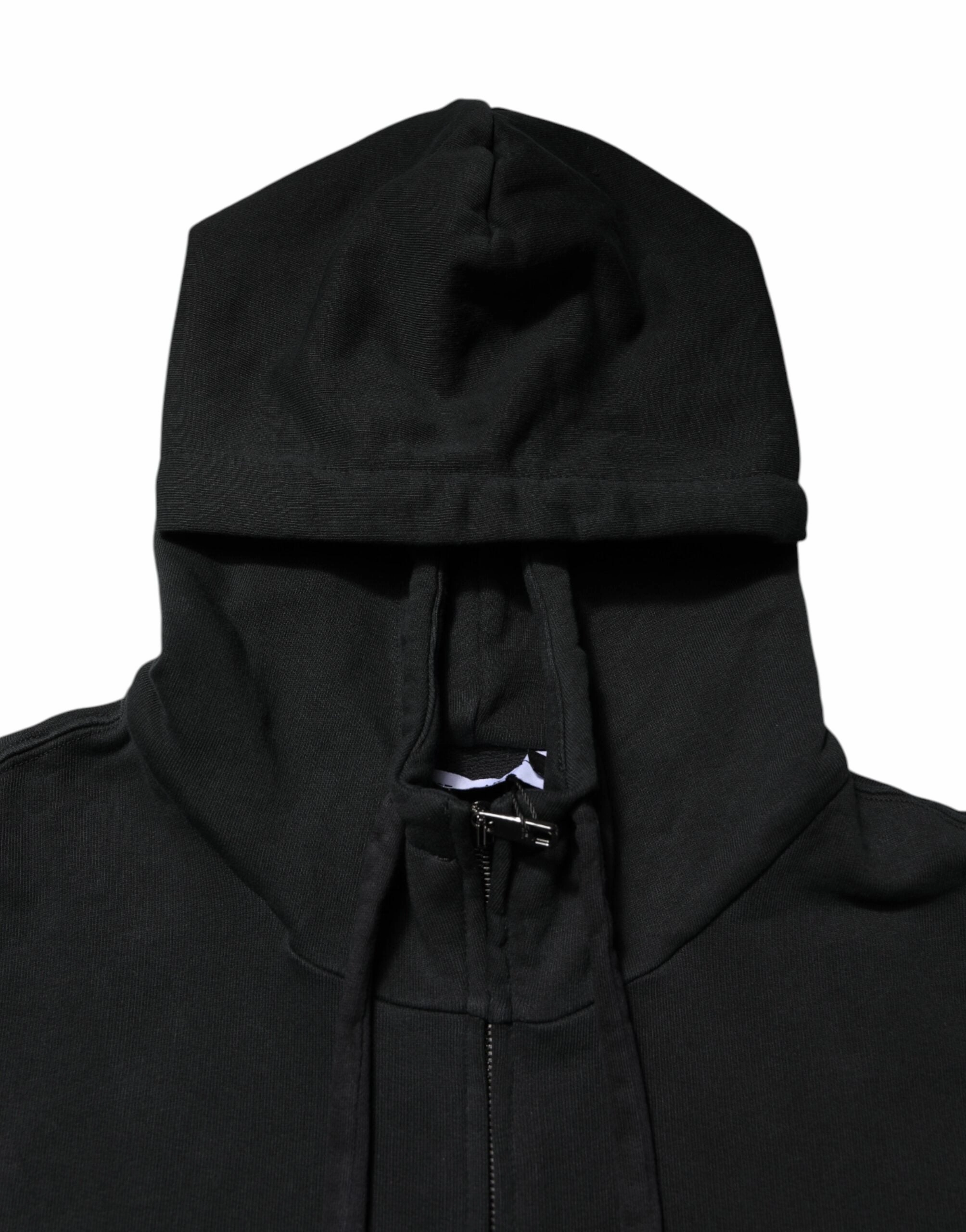 Dolce & Gabbana Logo Full Zip Hooded Men Sweatshirt Men's Sweater