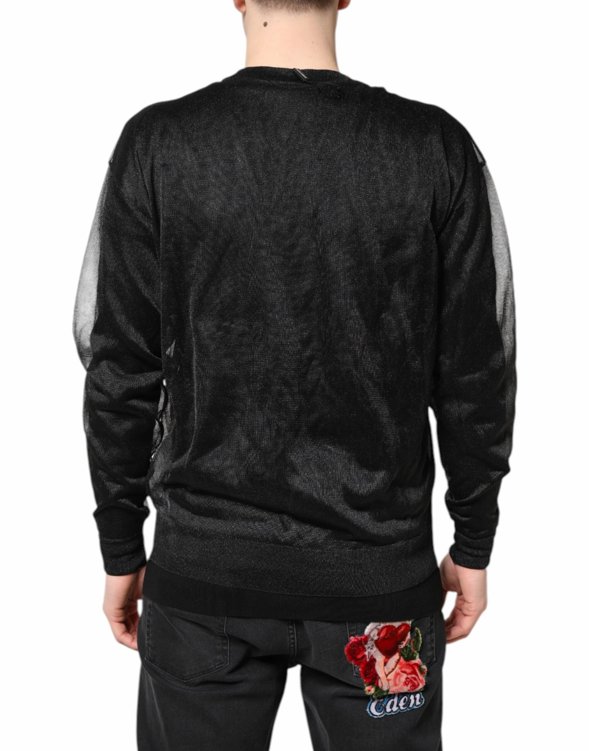 Dolce & Gabbana Logo Knitted Crewneck Pullover Men's Sweater (Pre-Owned)