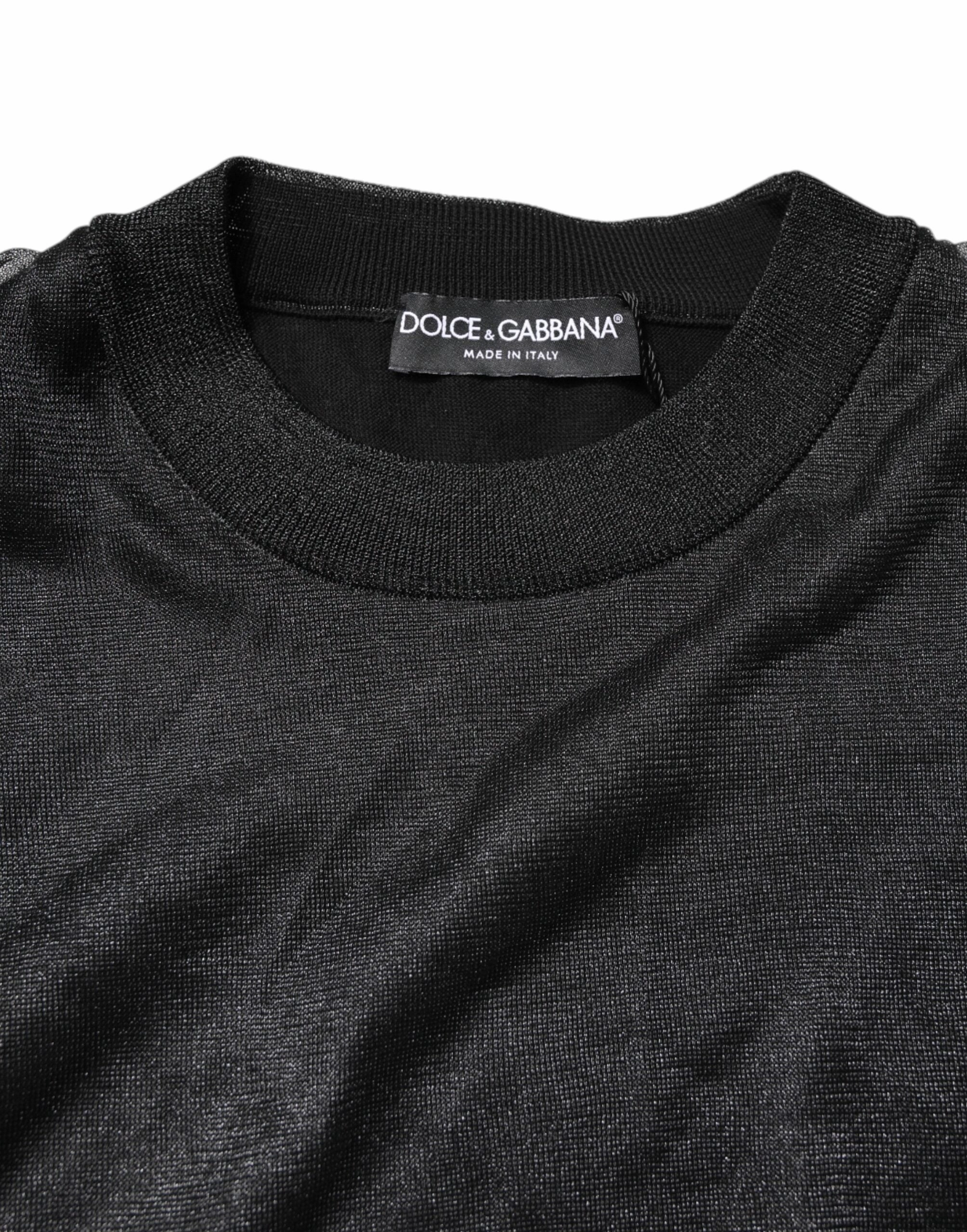 Dolce & Gabbana Logo Knitted Crewneck Pullover Men's Sweater (Pre-Owned)