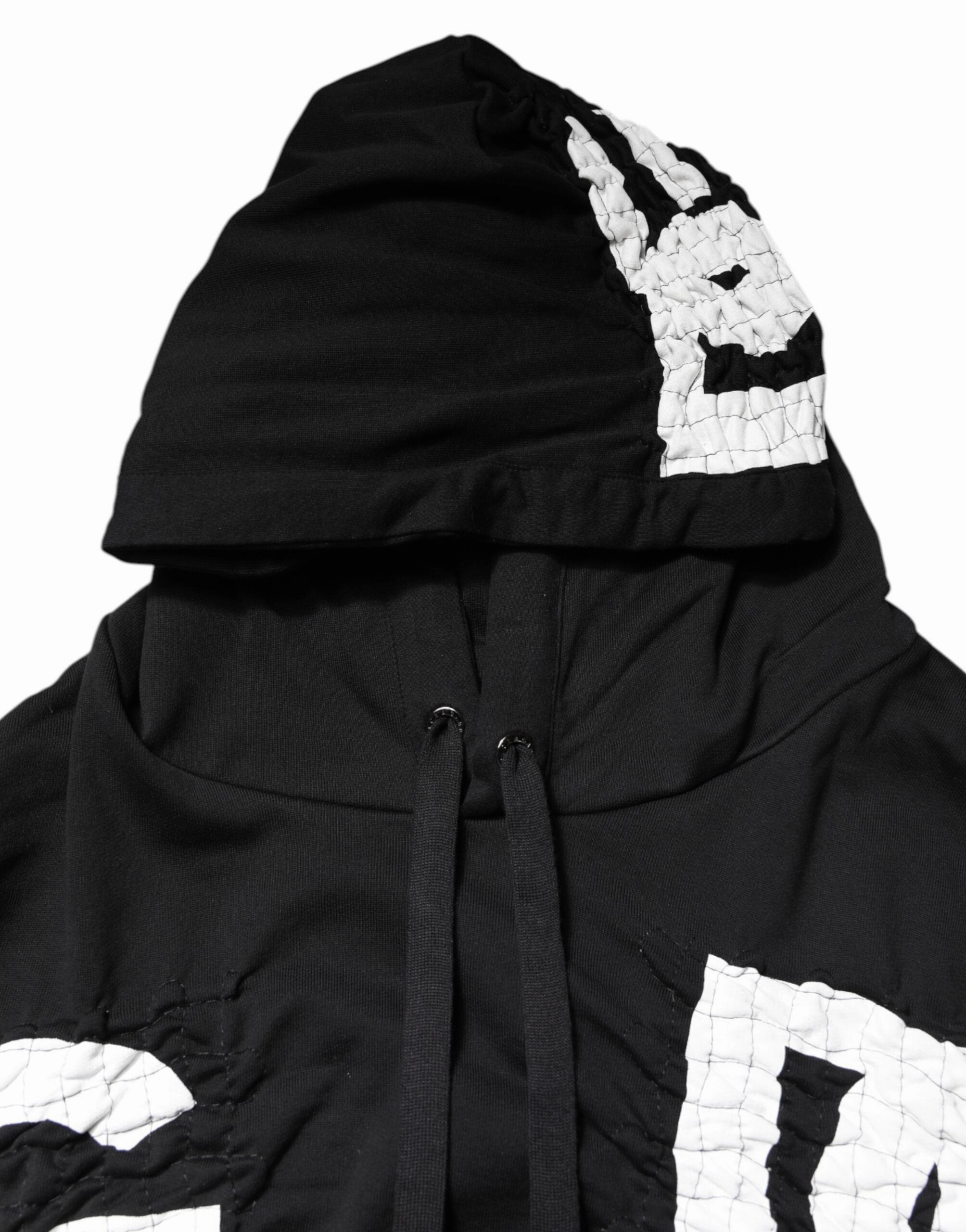 Dolce & Gabbana Logo Print Hooded Sweatshirt Men's Sweater