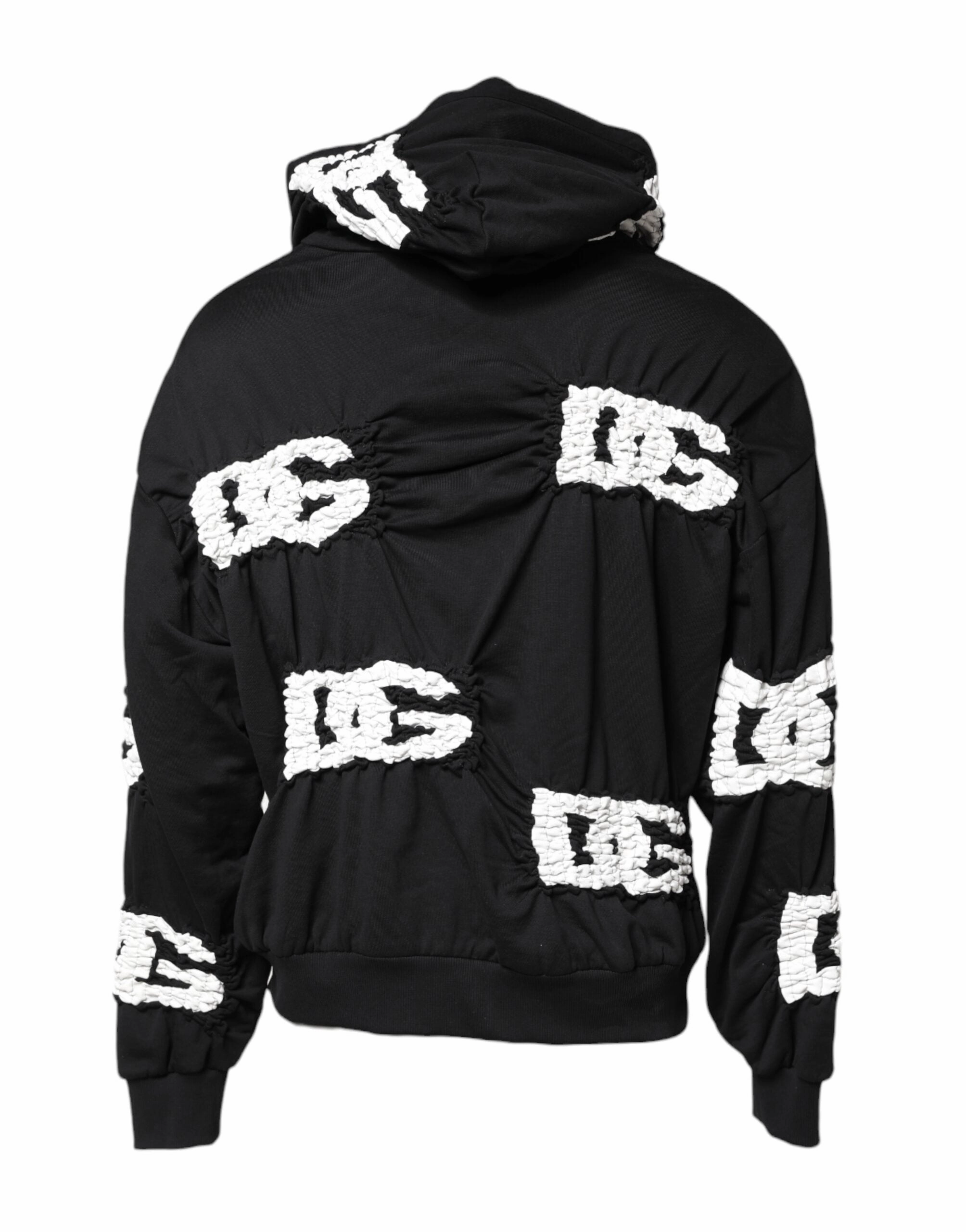Dolce & Gabbana Logo Print Hooded Sweatshirt Men's Sweater