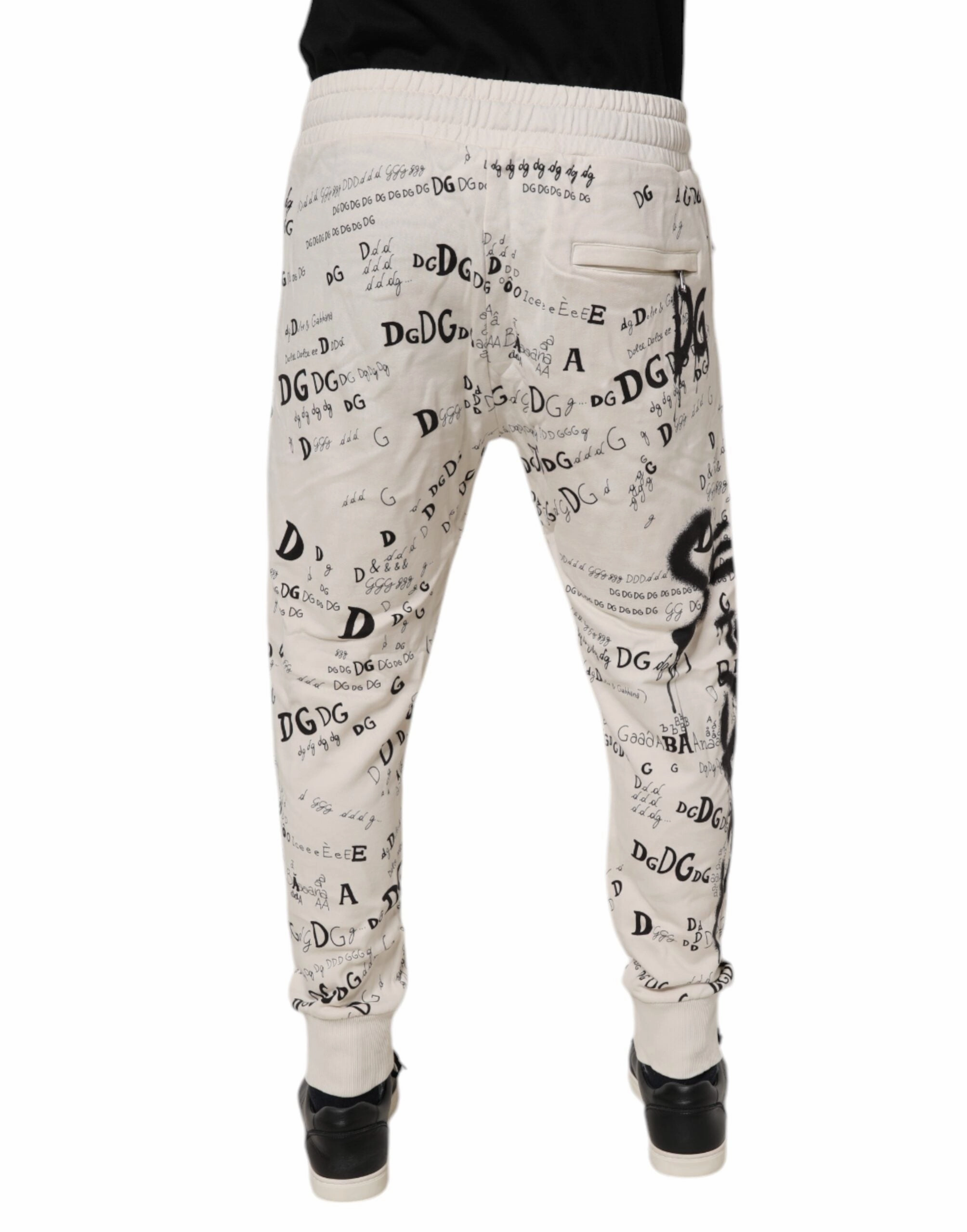 Dolce & Gabbana Logo Print Men Skinny SweatMen's Men's Pants (Pre-Owned)