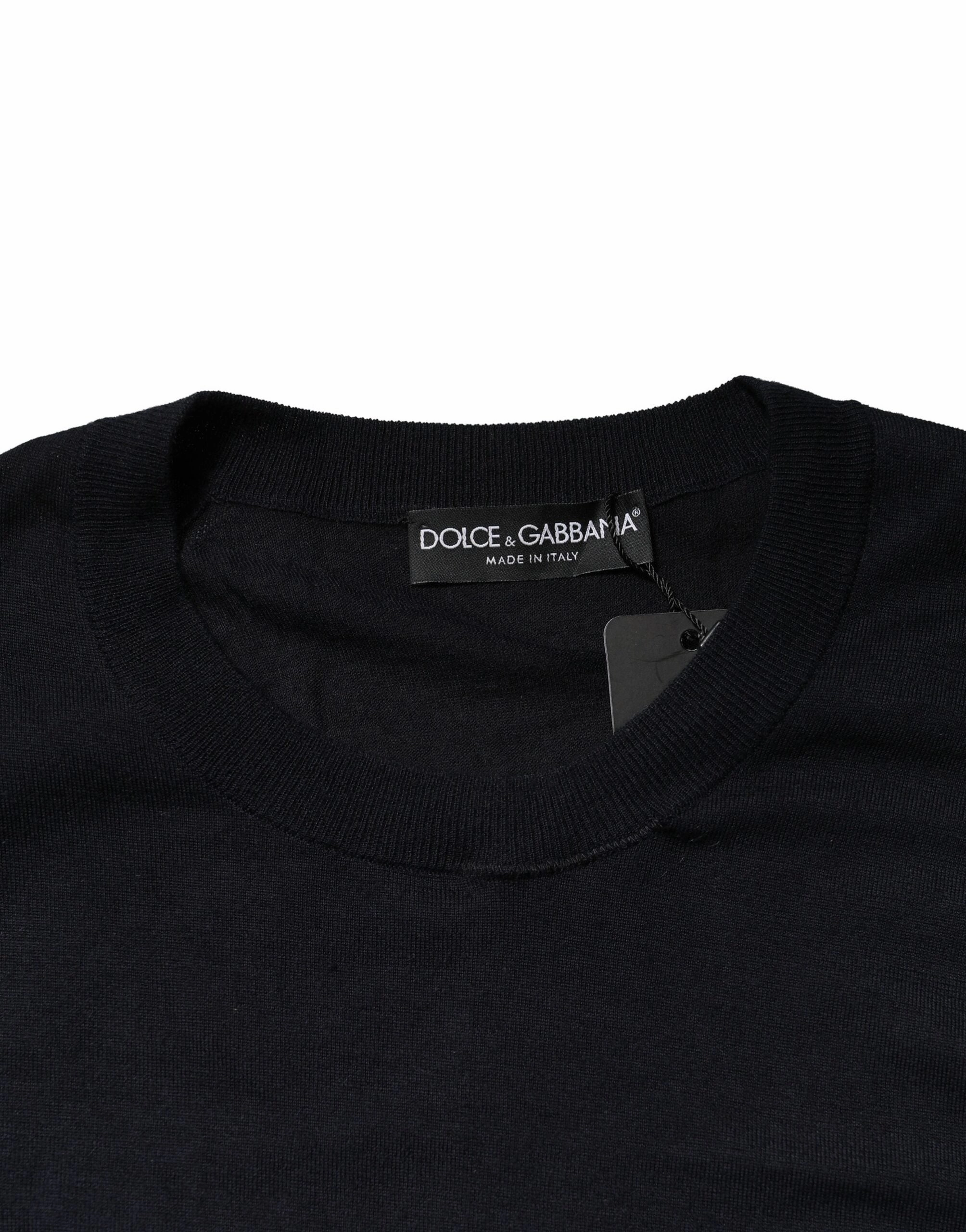 Dolce & Gabbana Long Sleeve CrewNeck Pullover Men's Sweater (Pre-Owned)