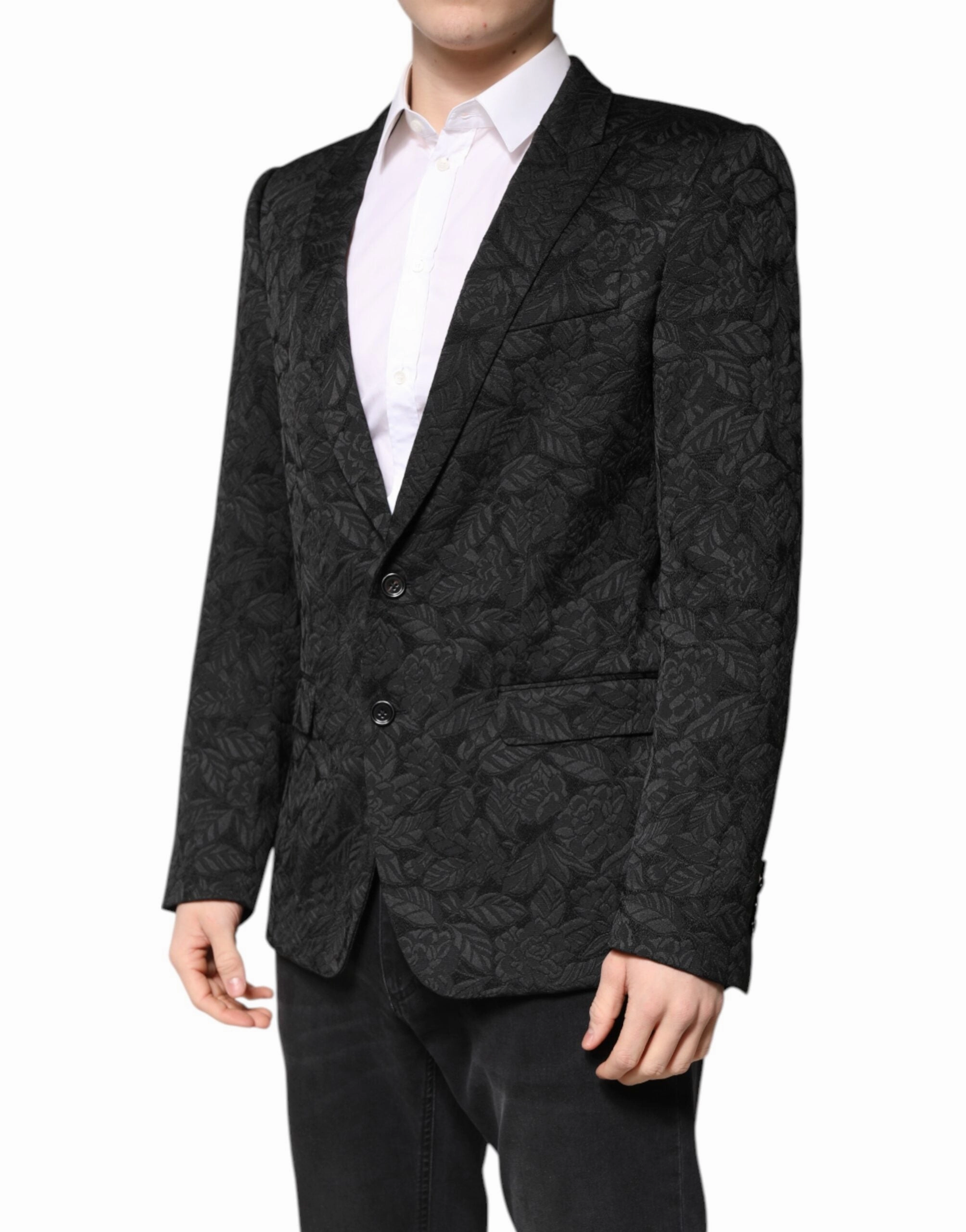 Dolce & Gabbana MARTINI Brocade Single Breasted Men's Blazer