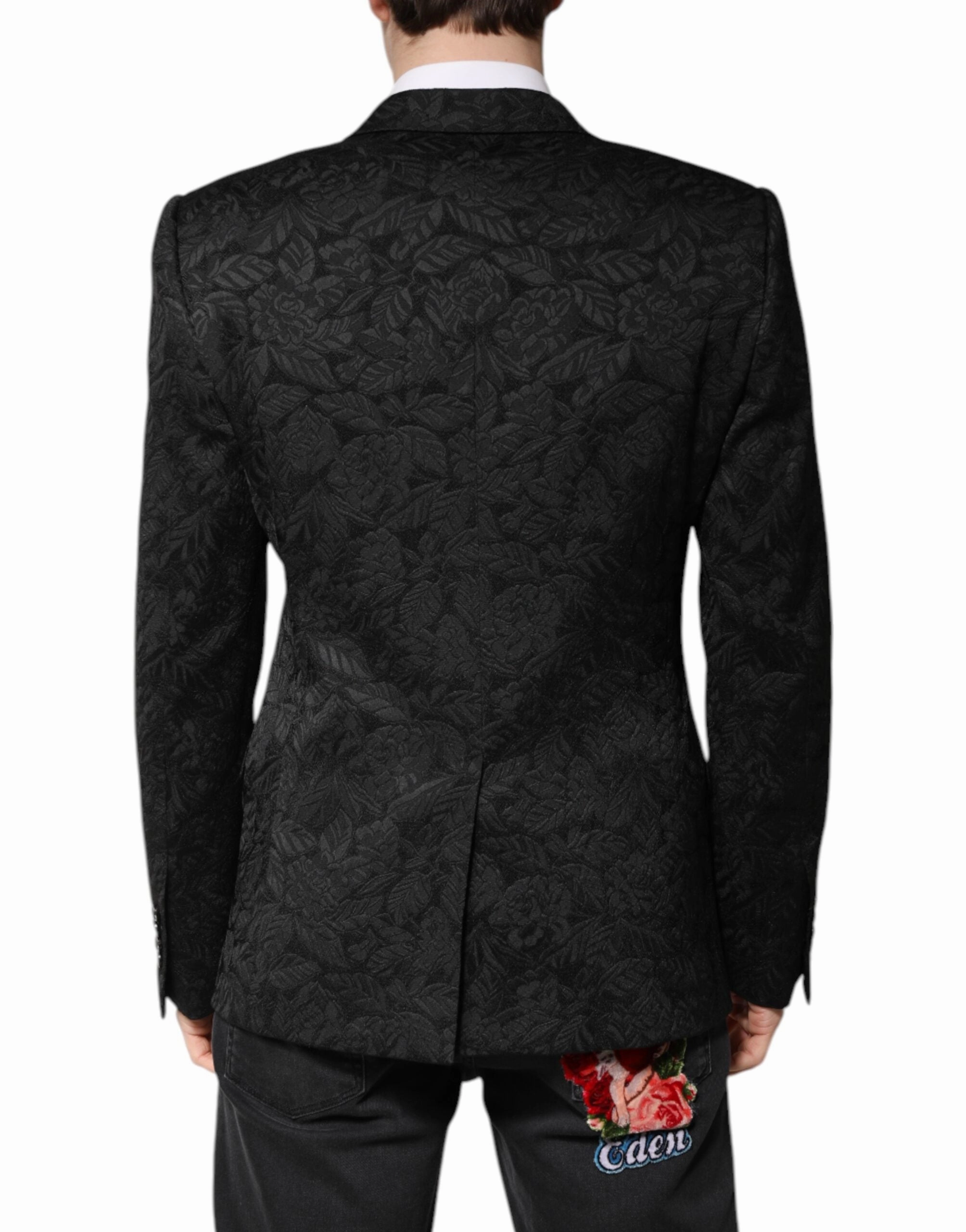 Dolce & Gabbana MARTINI Brocade Single Breasted Men's Blazer