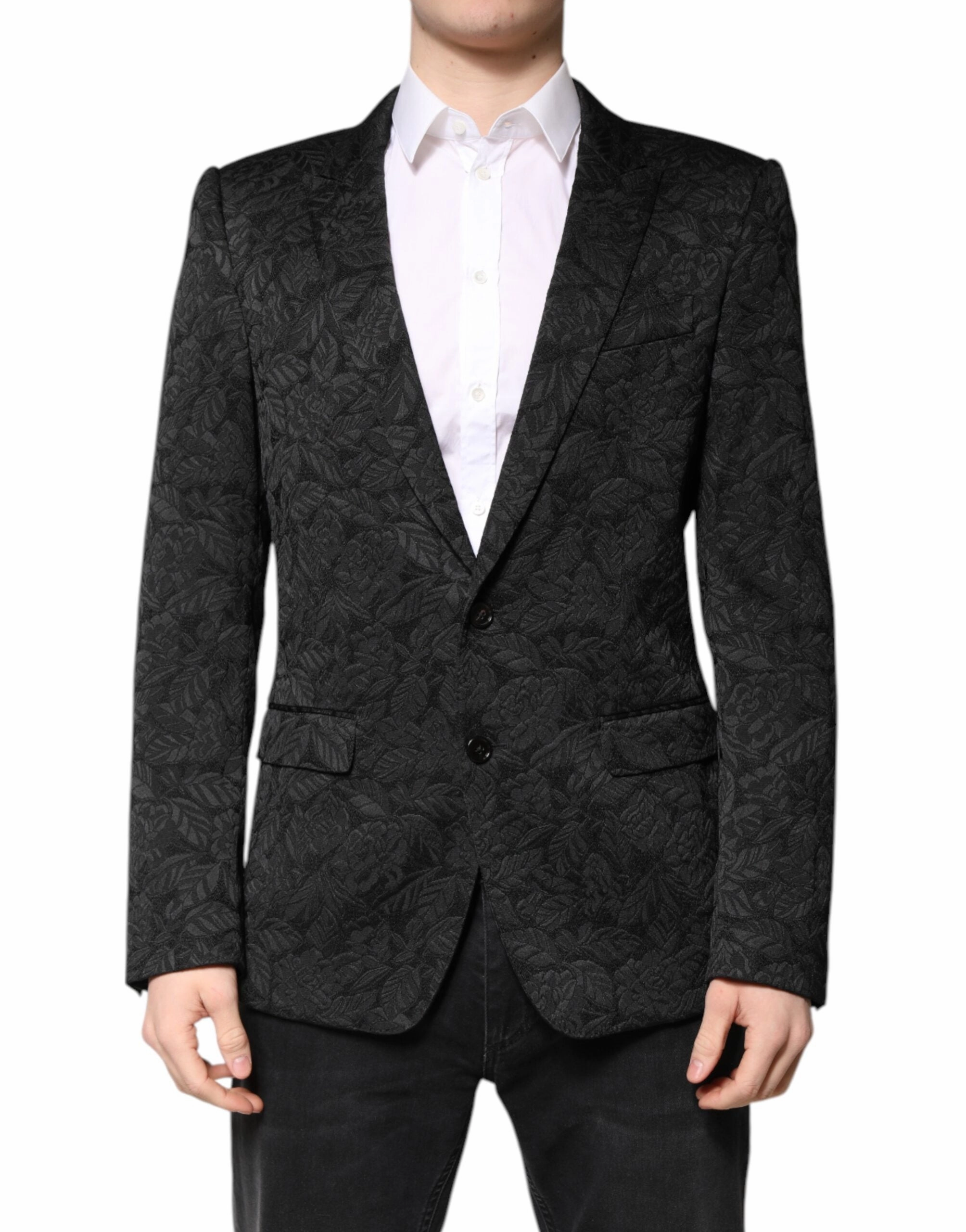 Dolce & Gabbana MARTINI Brocade Single Breasted Men's Blazer