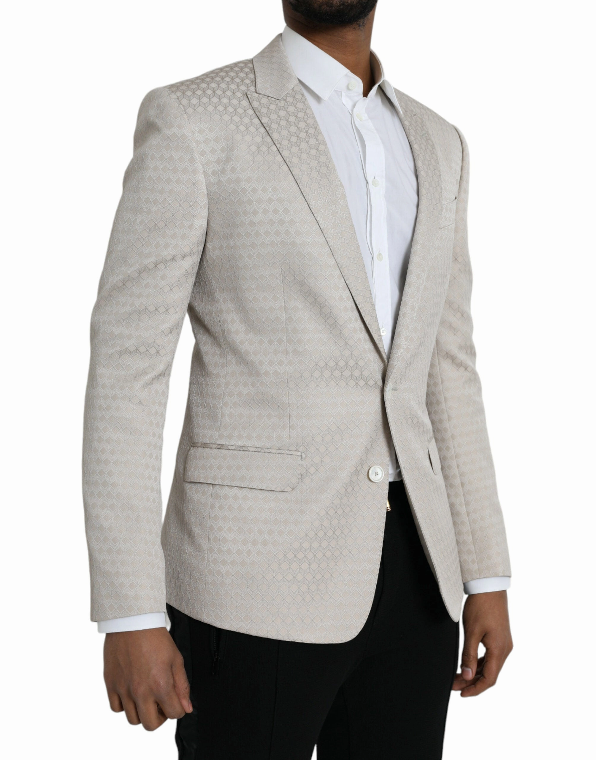 Dolce & Gabbana MARTINI Single Breasted Coat Men's Blazer