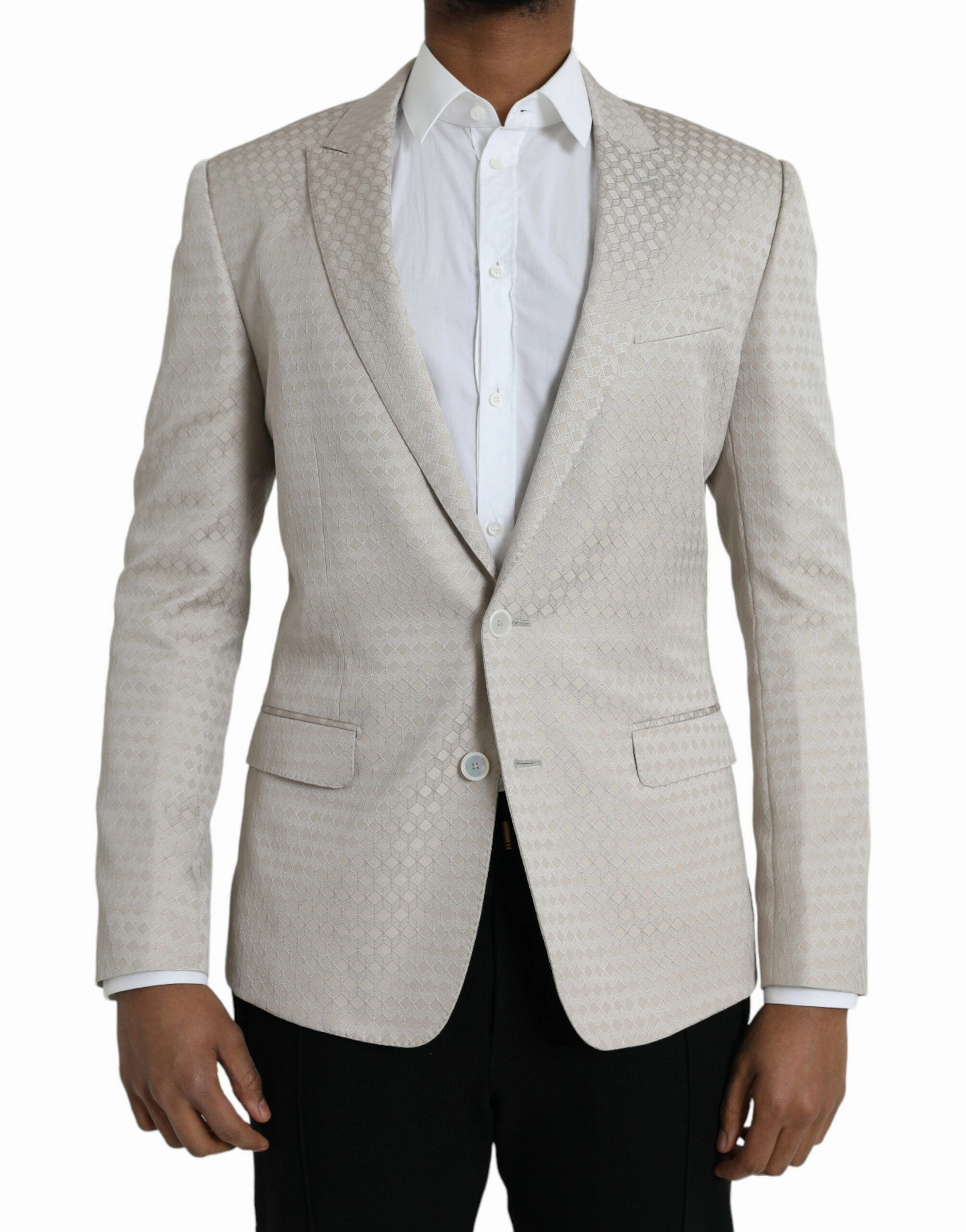 Dolce & Gabbana MARTINI Single Breasted Coat Men's Blazer