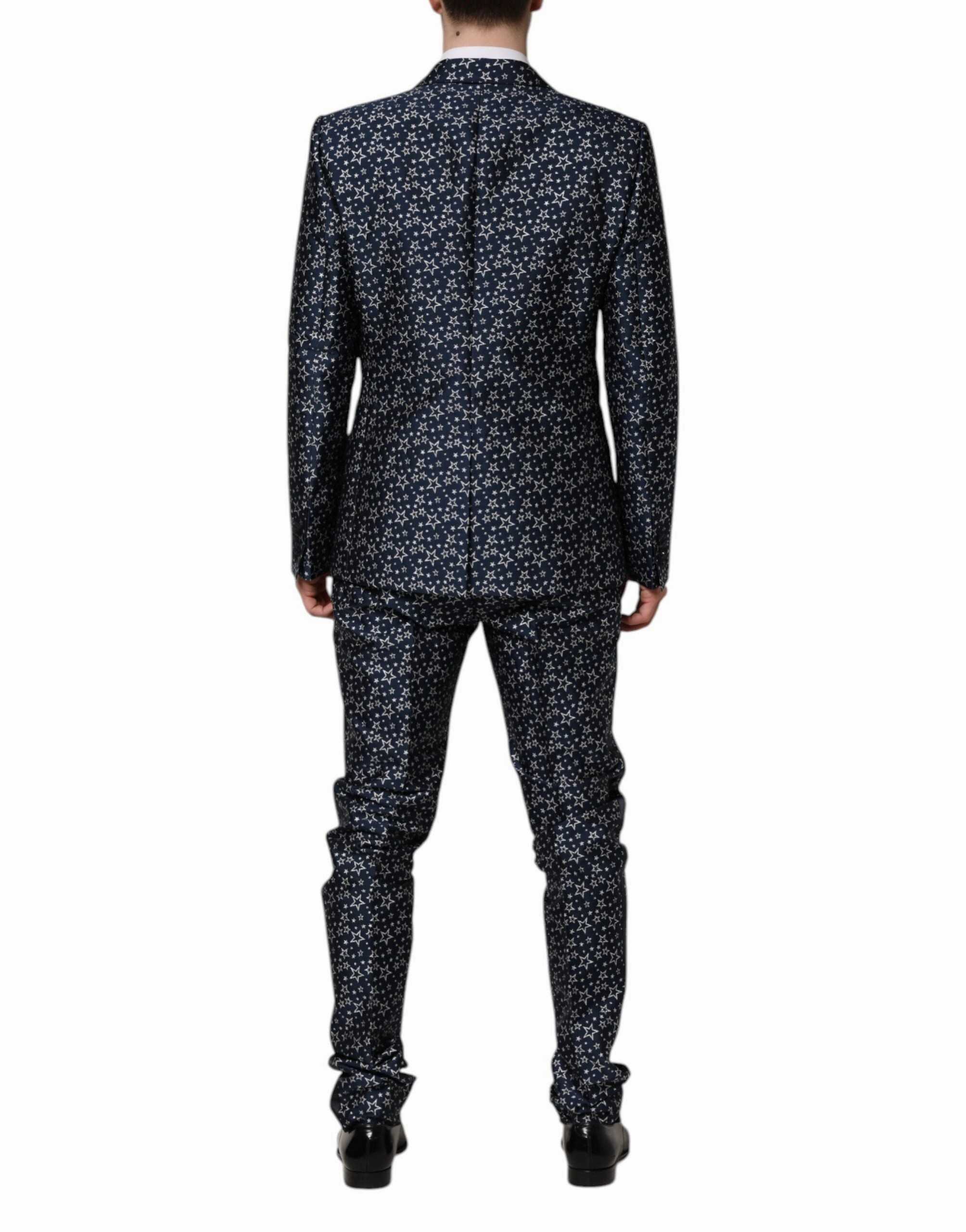 Dolce & Gabbana MARTINI Star Jacquard 3 Piece Men's Suit