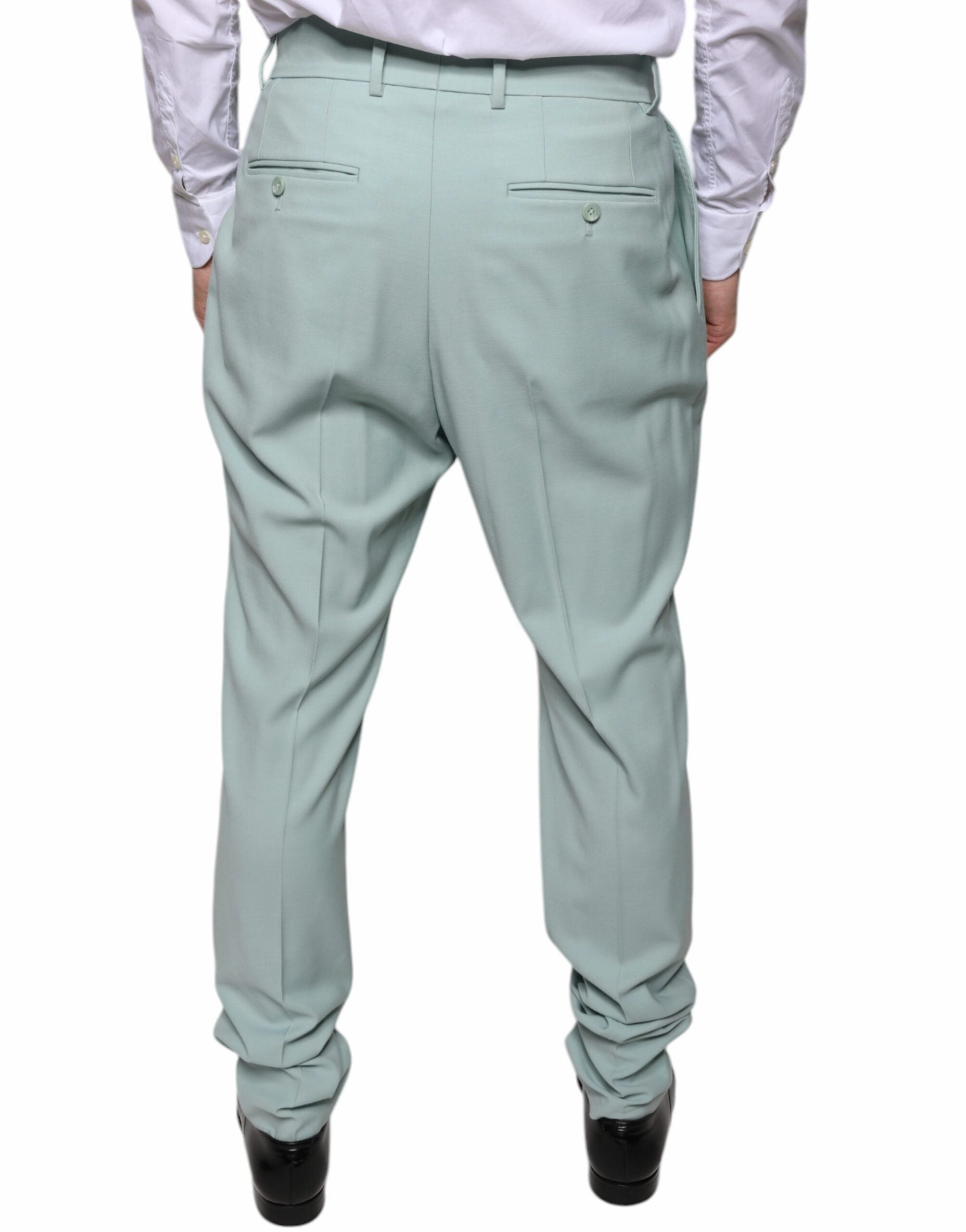Dolce & Gabbana Mint Cotton Dress Men's Pants