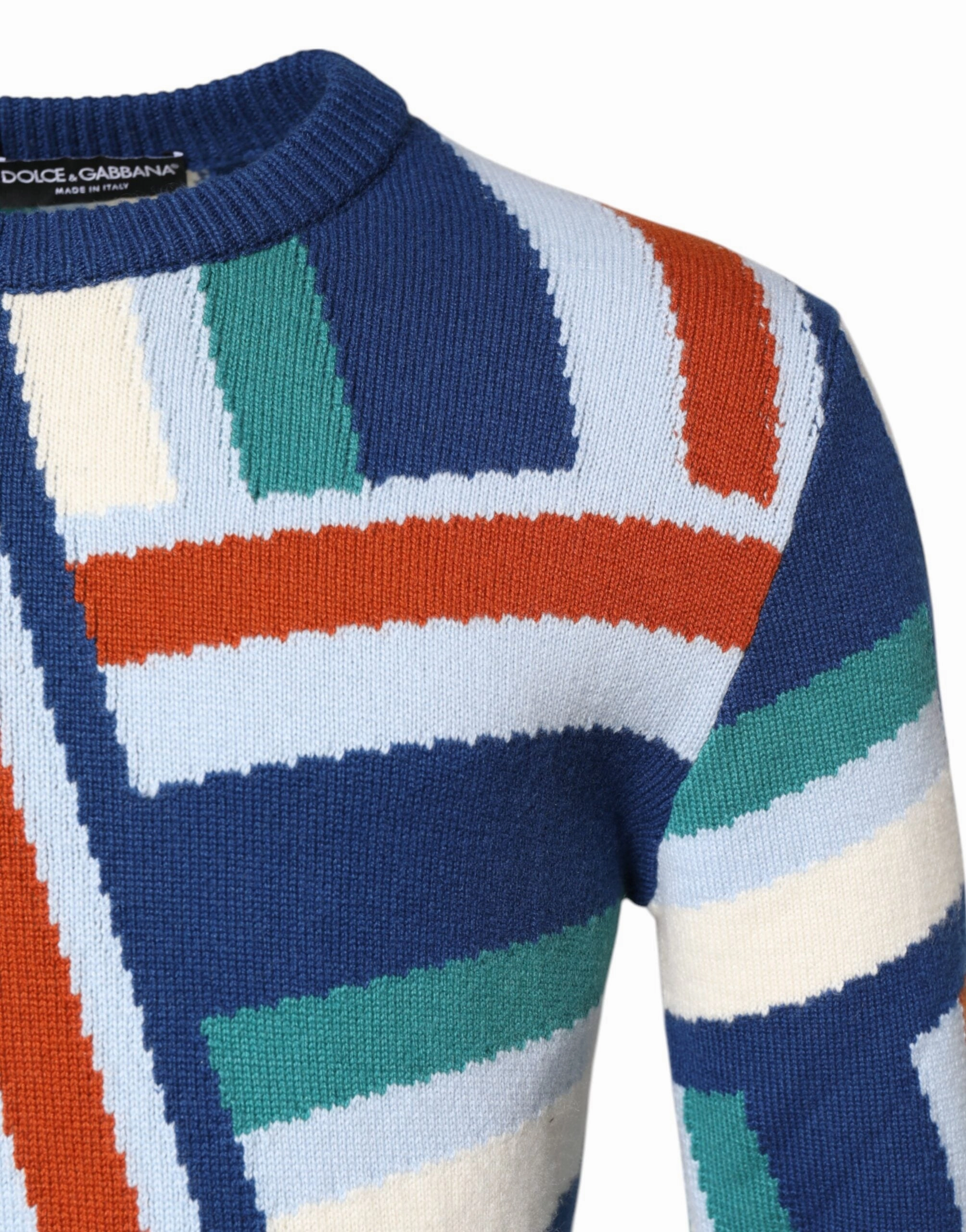Dolce & Gabbana multi Cashmere Knit Pullover Men's Sweater
