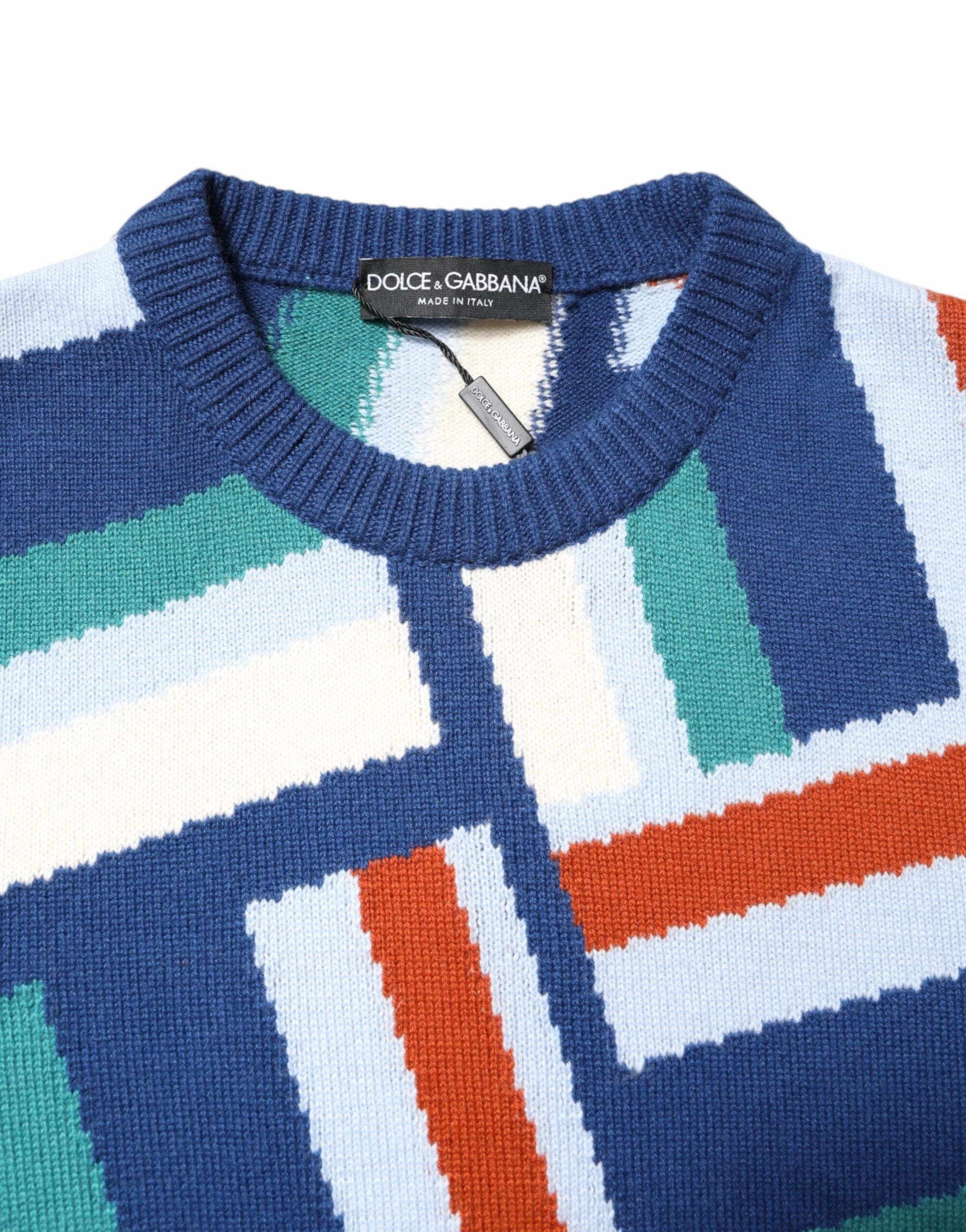 Dolce & Gabbana multi Cashmere Knit Pullover Men's Sweater