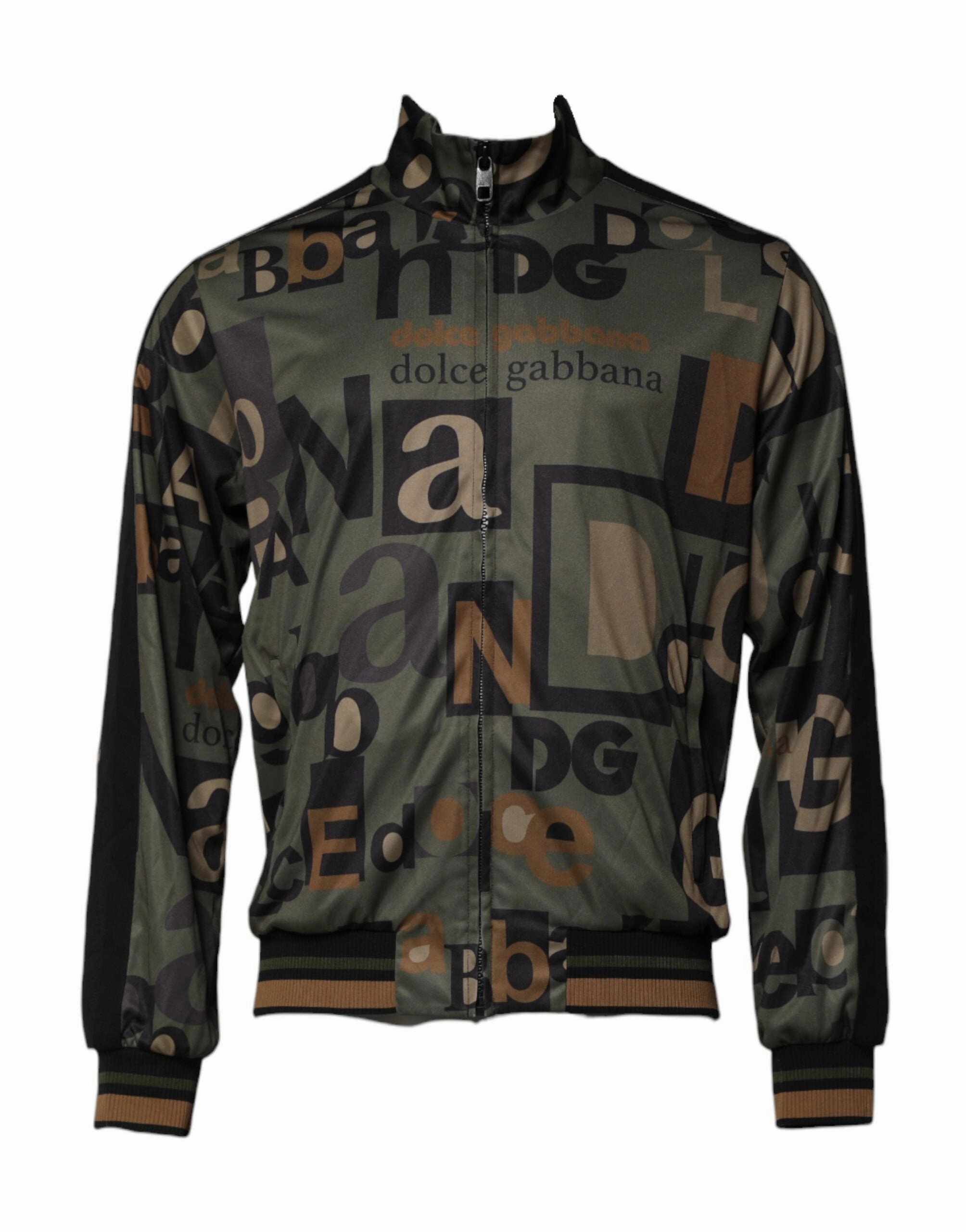 Dolce & Gabbana multi Logo Full Zip Men Bomber Men's Sweater